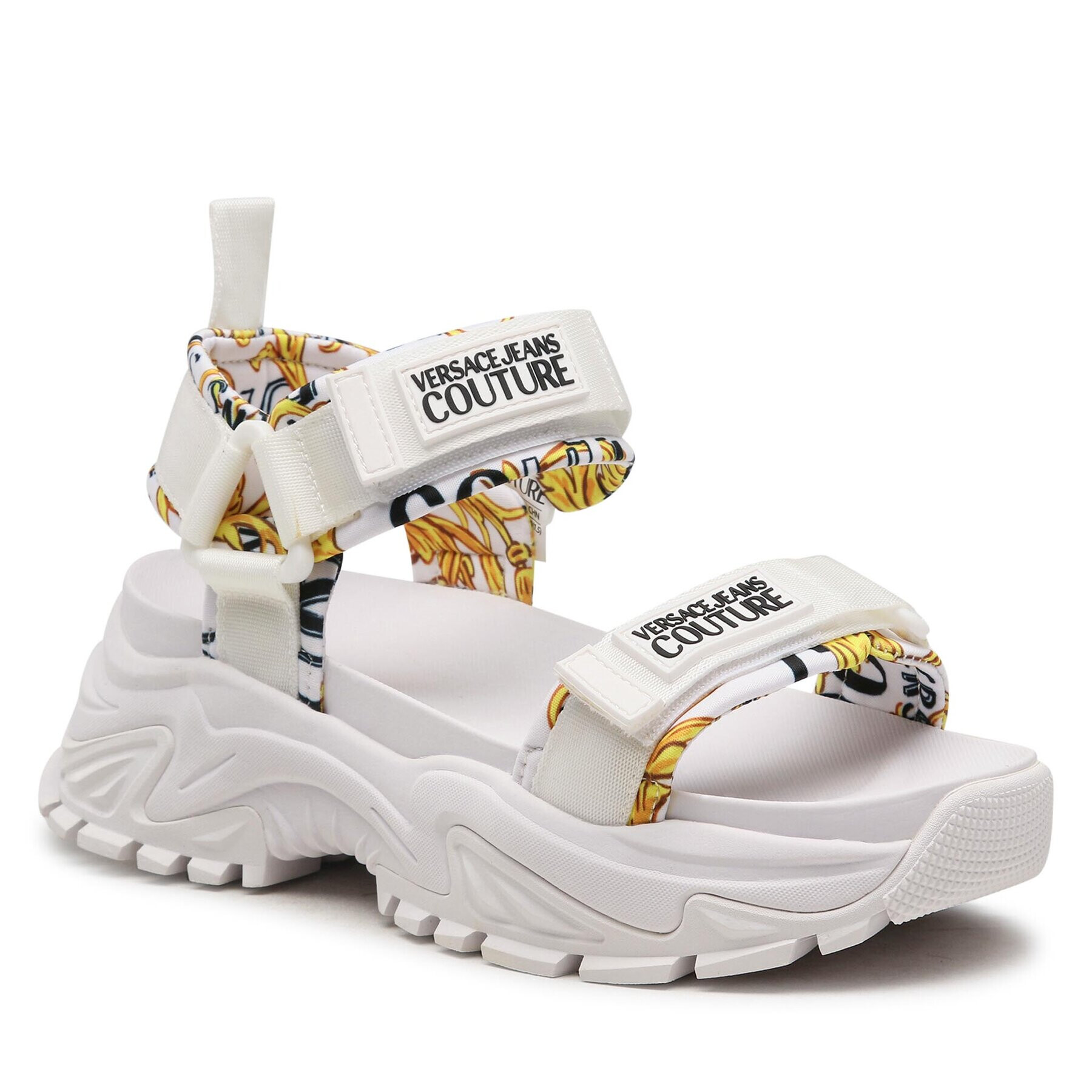 Versace Jeans Couture Сандали 74VA3SVD Бял - Pepit.bg