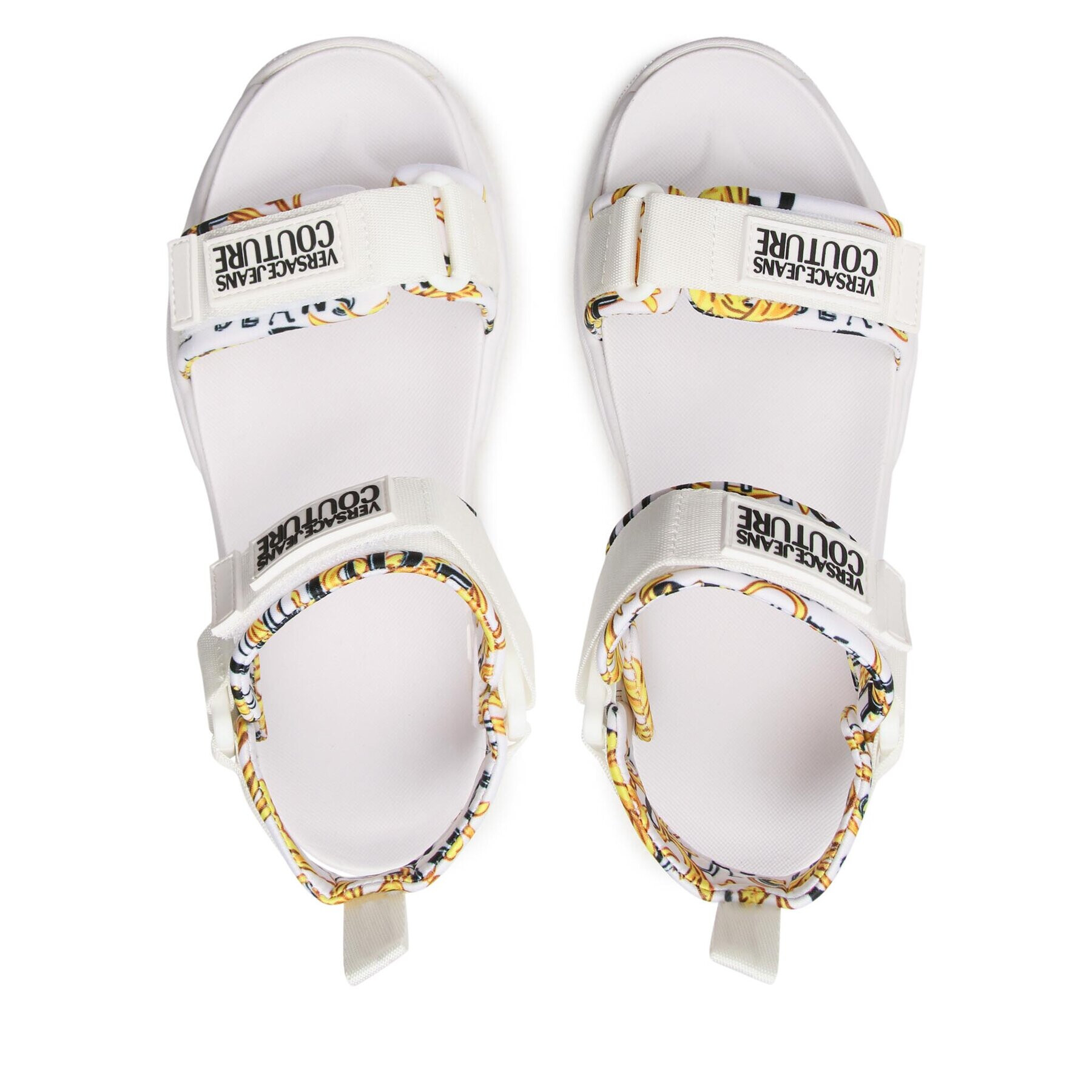 Versace Jeans Couture Сандали 74VA3SVD Бял - Pepit.bg