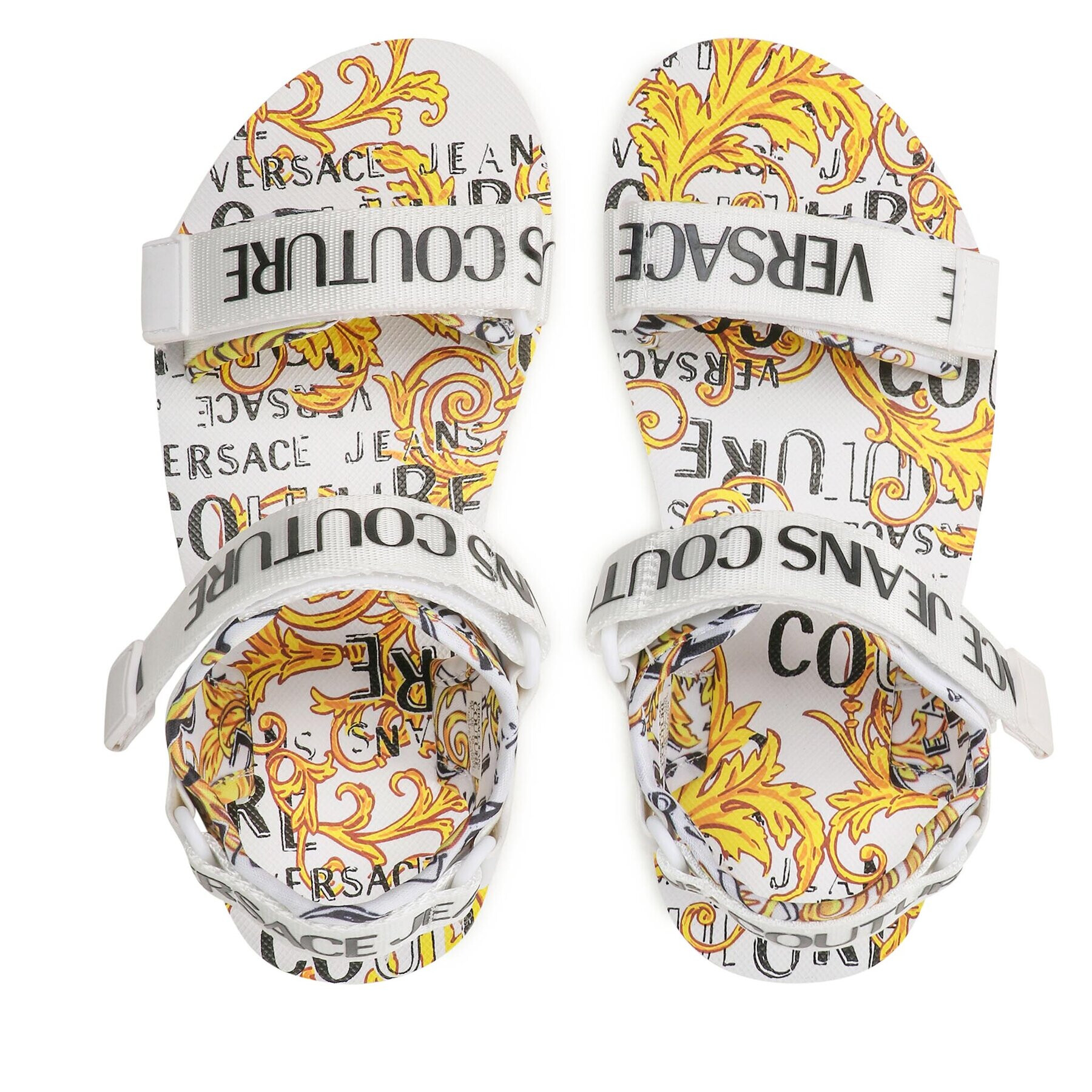 Versace Jeans Couture Сандали 74VA3SX4 ZS196 Бял - Pepit.bg