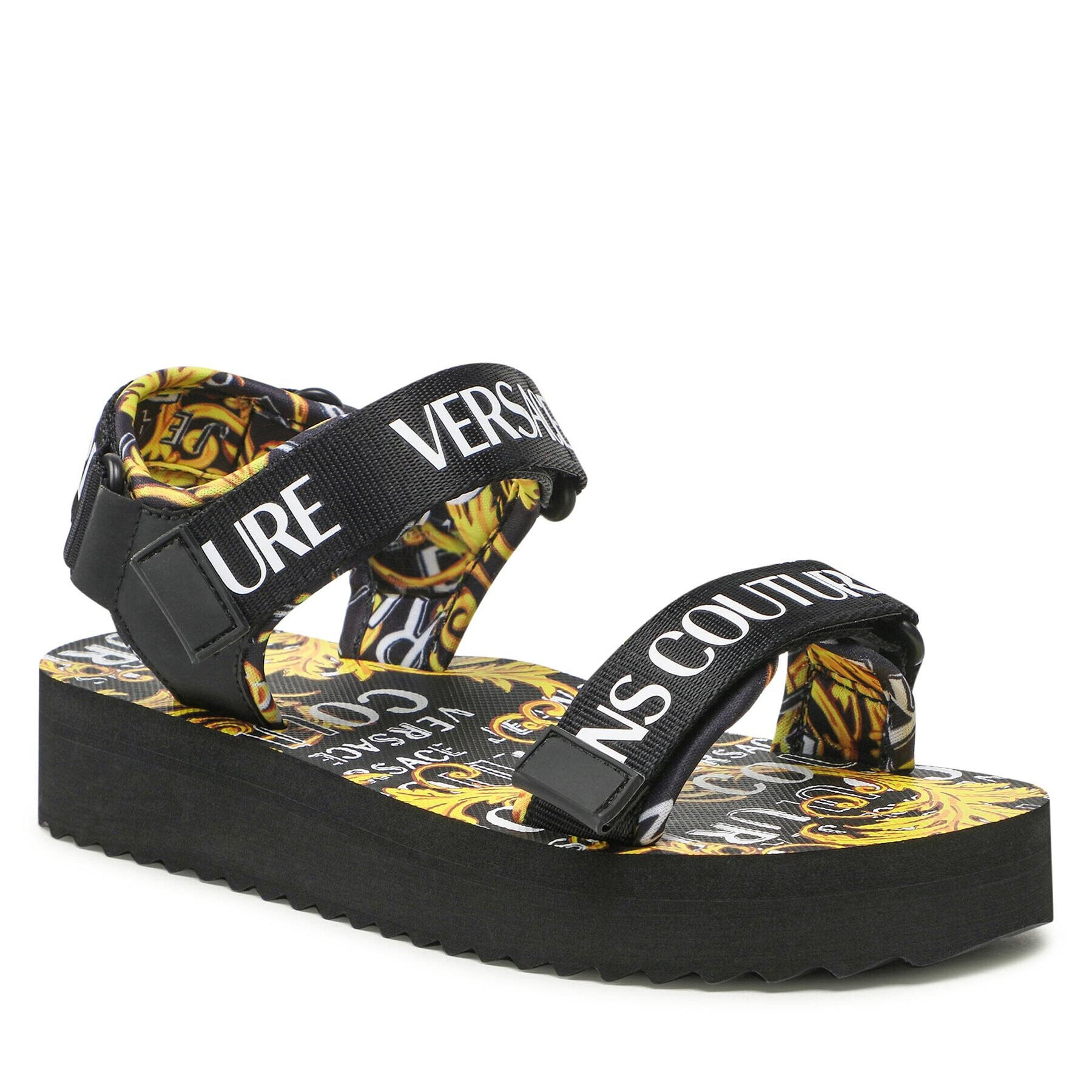 Versace Jeans Couture Сандали 74VA3SX4 ZS196 Черен - Pepit.bg