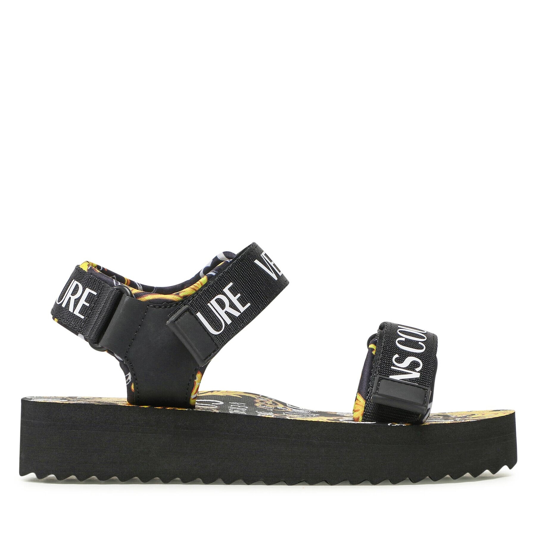 Versace Jeans Couture Сандали 74VA3SX4 ZS196 Черен - Pepit.bg