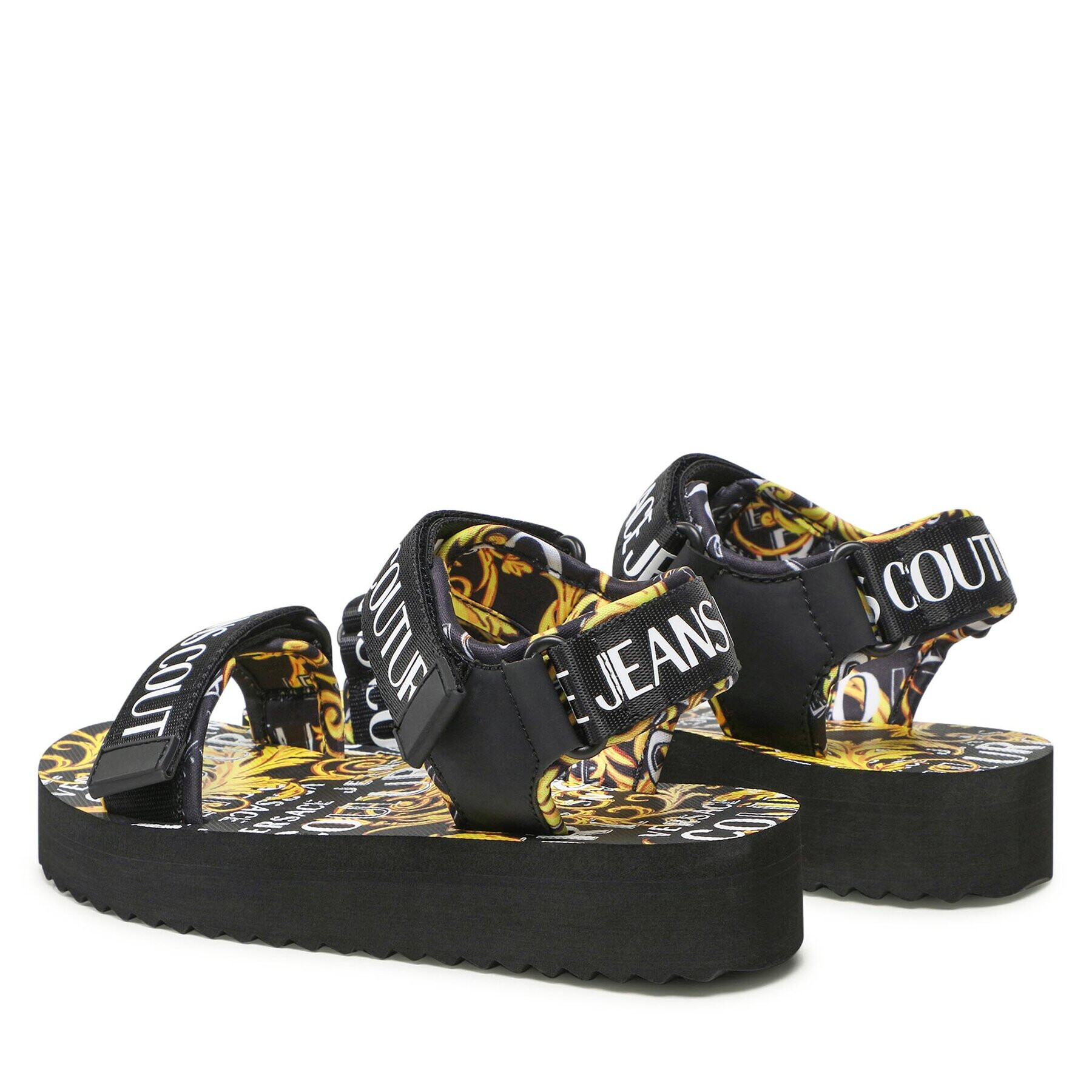 Versace Jeans Couture Сандали 74VA3SX4 ZS196 Черен - Pepit.bg