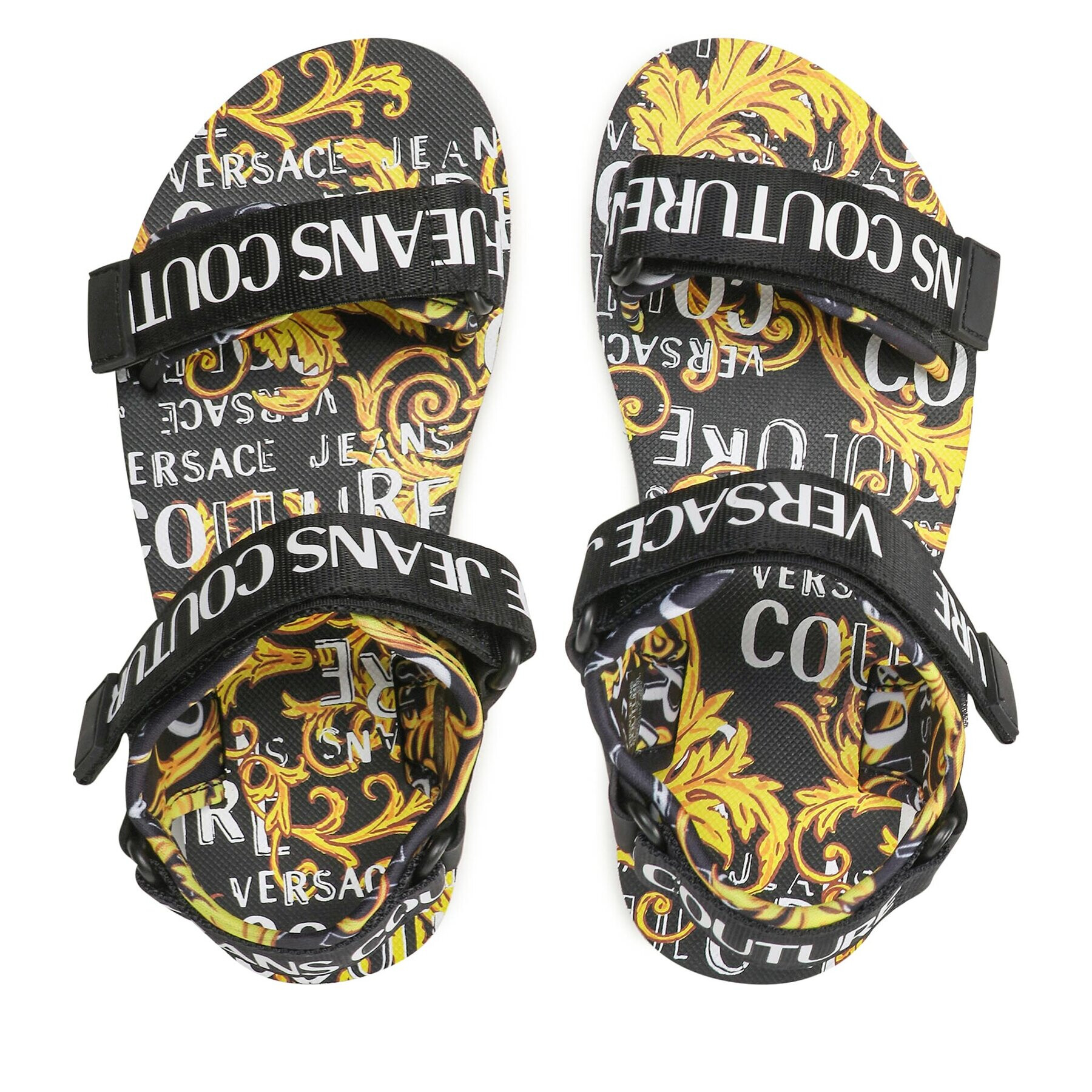 Versace Jeans Couture Сандали 74VA3SX4 ZS196 Черен - Pepit.bg