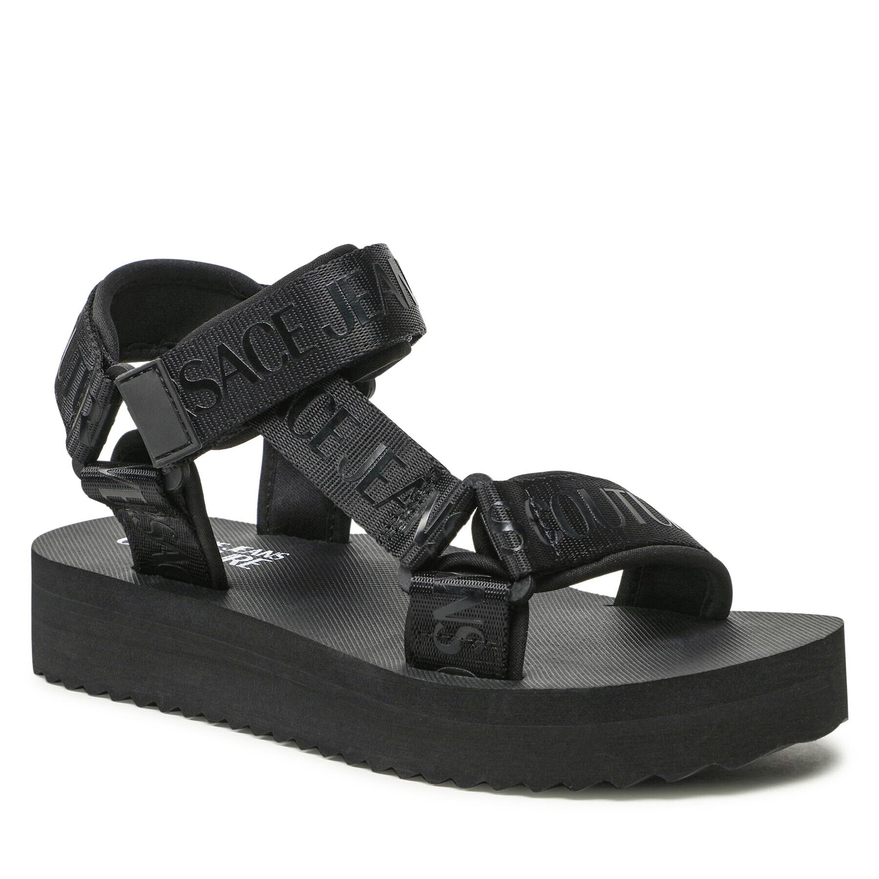 Versace Jeans Couture Сандали 74VA3SX5 Черен - Pepit.bg