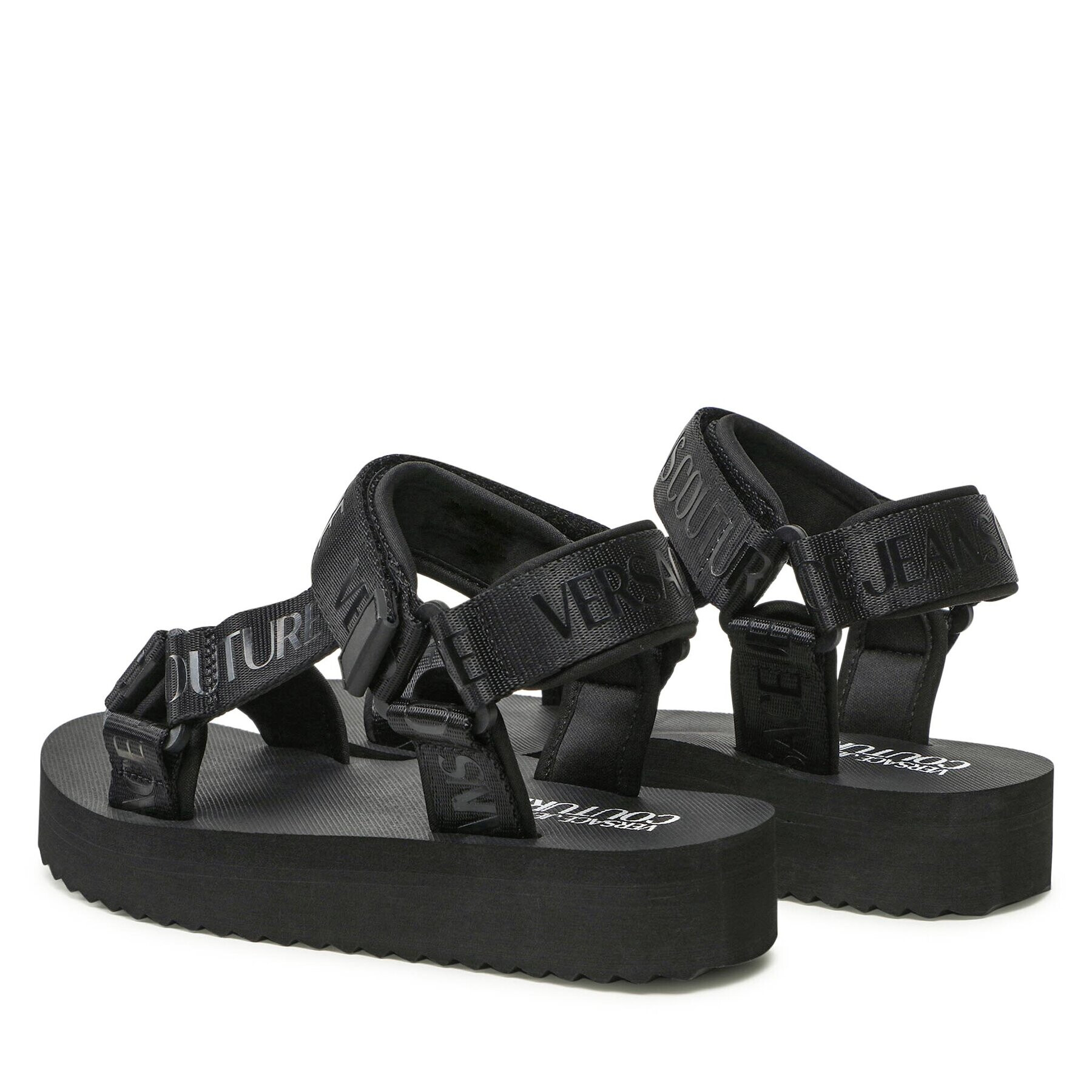 Versace Jeans Couture Сандали 74VA3SX5 Черен - Pepit.bg