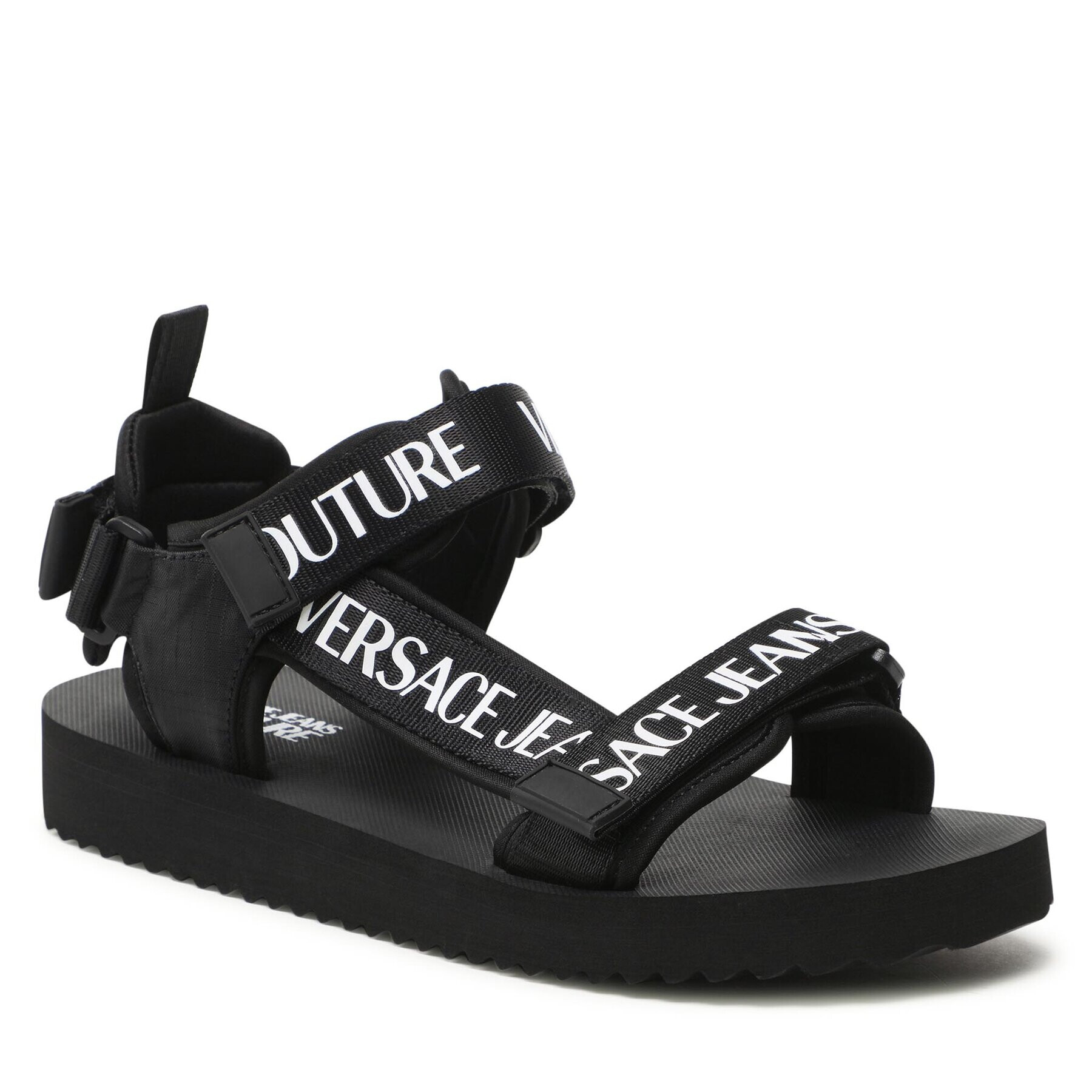 Versace Jeans Couture Сандали 74YA3S7B Черен - Pepit.bg