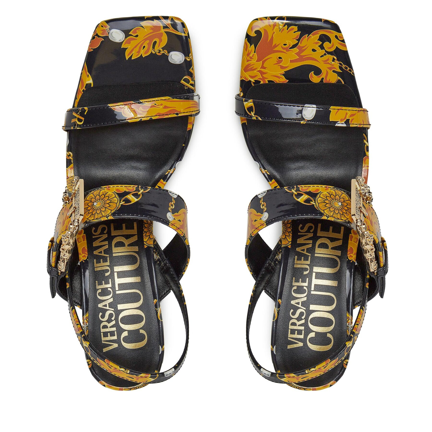 Versace Jeans Couture Сандали 75VA3S71 Черен - Pepit.bg