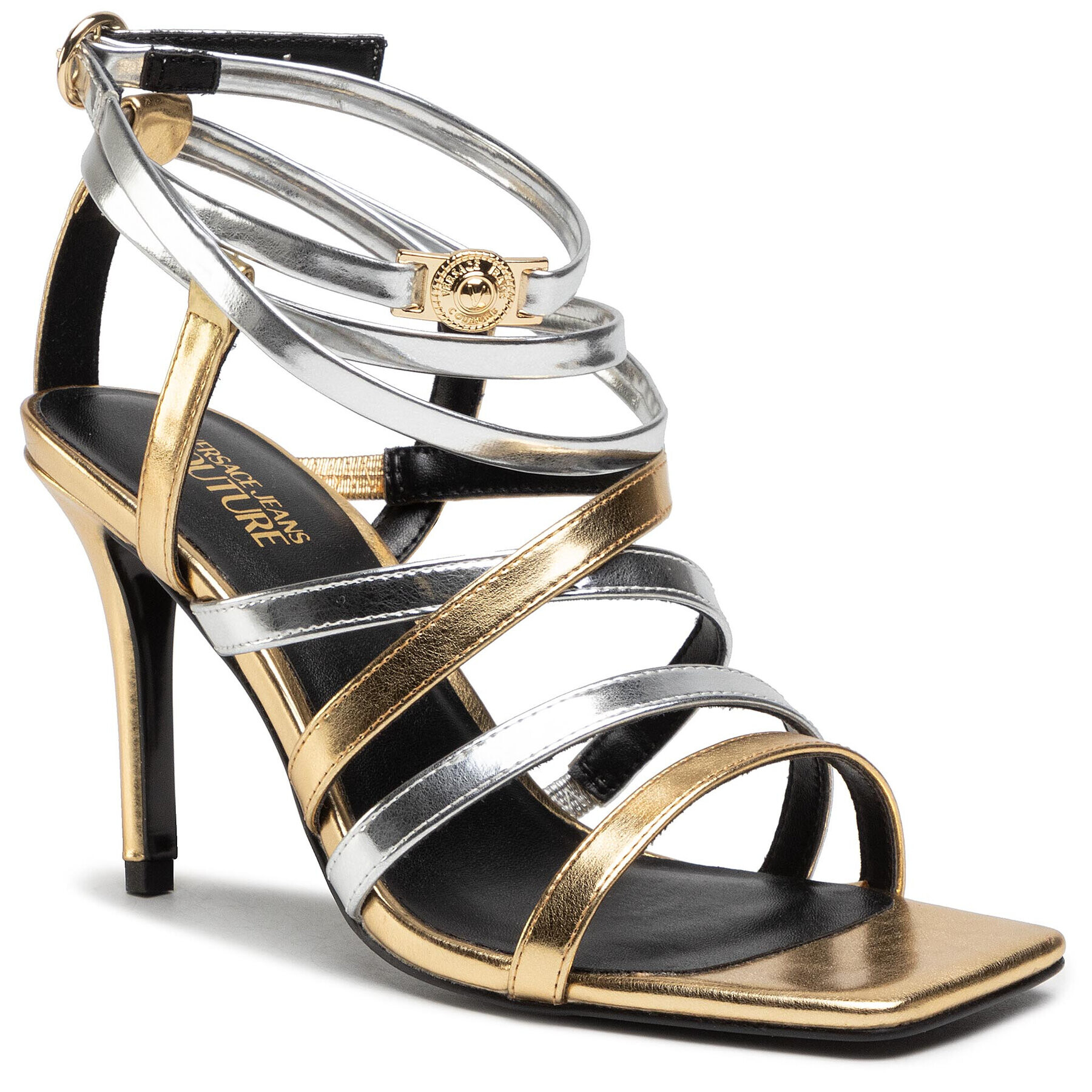 Versace Jeans Couture Сандали E0VWAS76 Сребрист - Pepit.bg