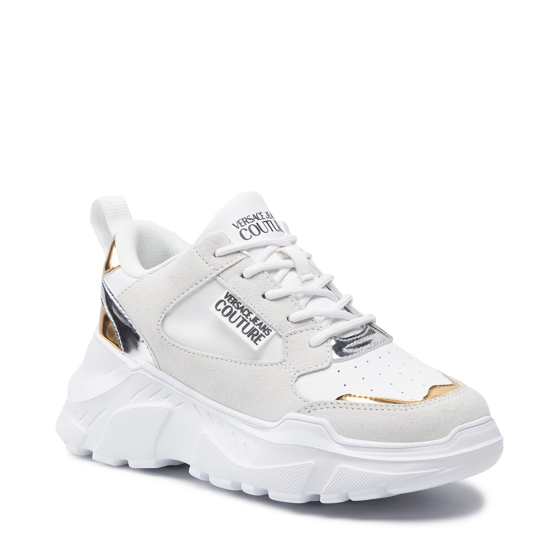 Versace Jeans Couture Сникърси 71VA3SC2 Бял - Pepit.bg