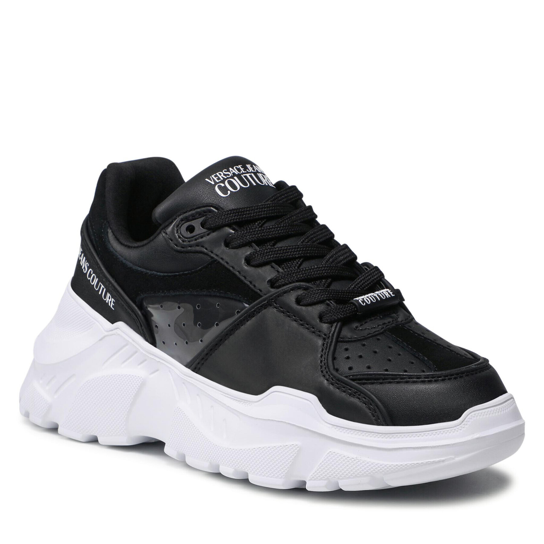 Versace Jeans Couture Сникърси 71VA3SC4 Черен - Pepit.bg