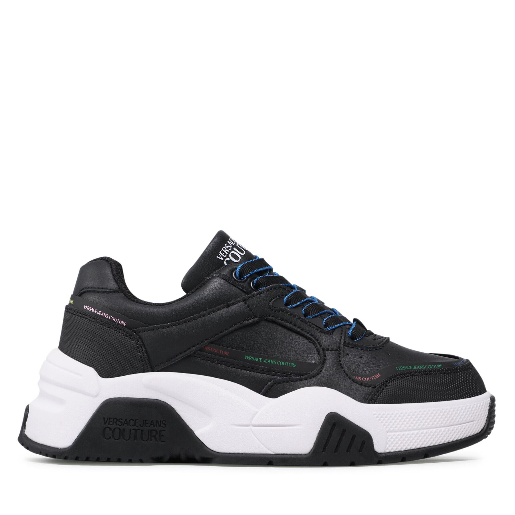 Versace Jeans Couture Сникърси 71VA3SF1 Черен - Pepit.bg