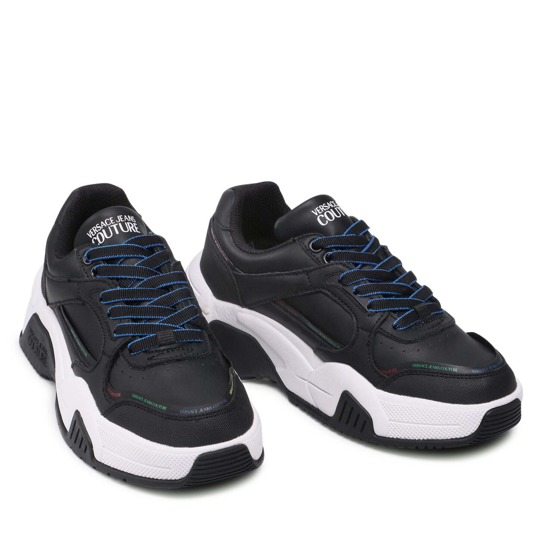 Versace Jeans Couture Сникърси 71VA3SF1 Черен - Pepit.bg