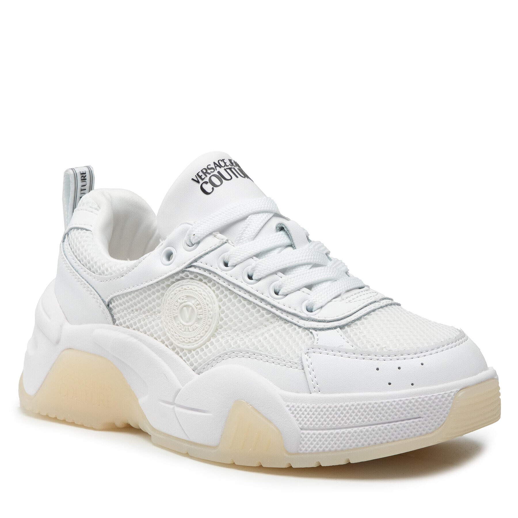 Versace Jeans Couture Сникърси 71VA3SF6 Бял - Pepit.bg