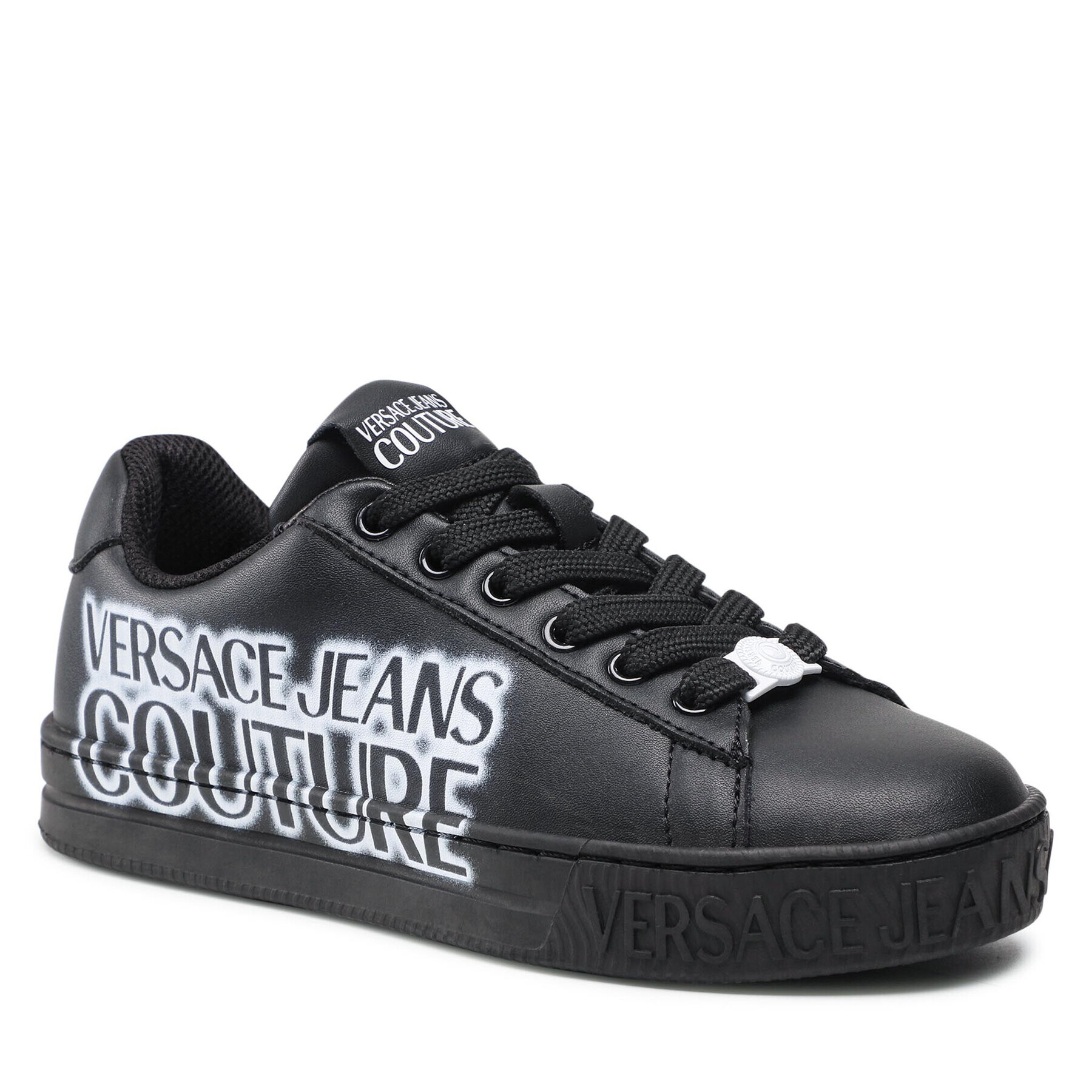 Versace Jeans Couture Сникърси 71VA3SK7 Черен - Pepit.bg