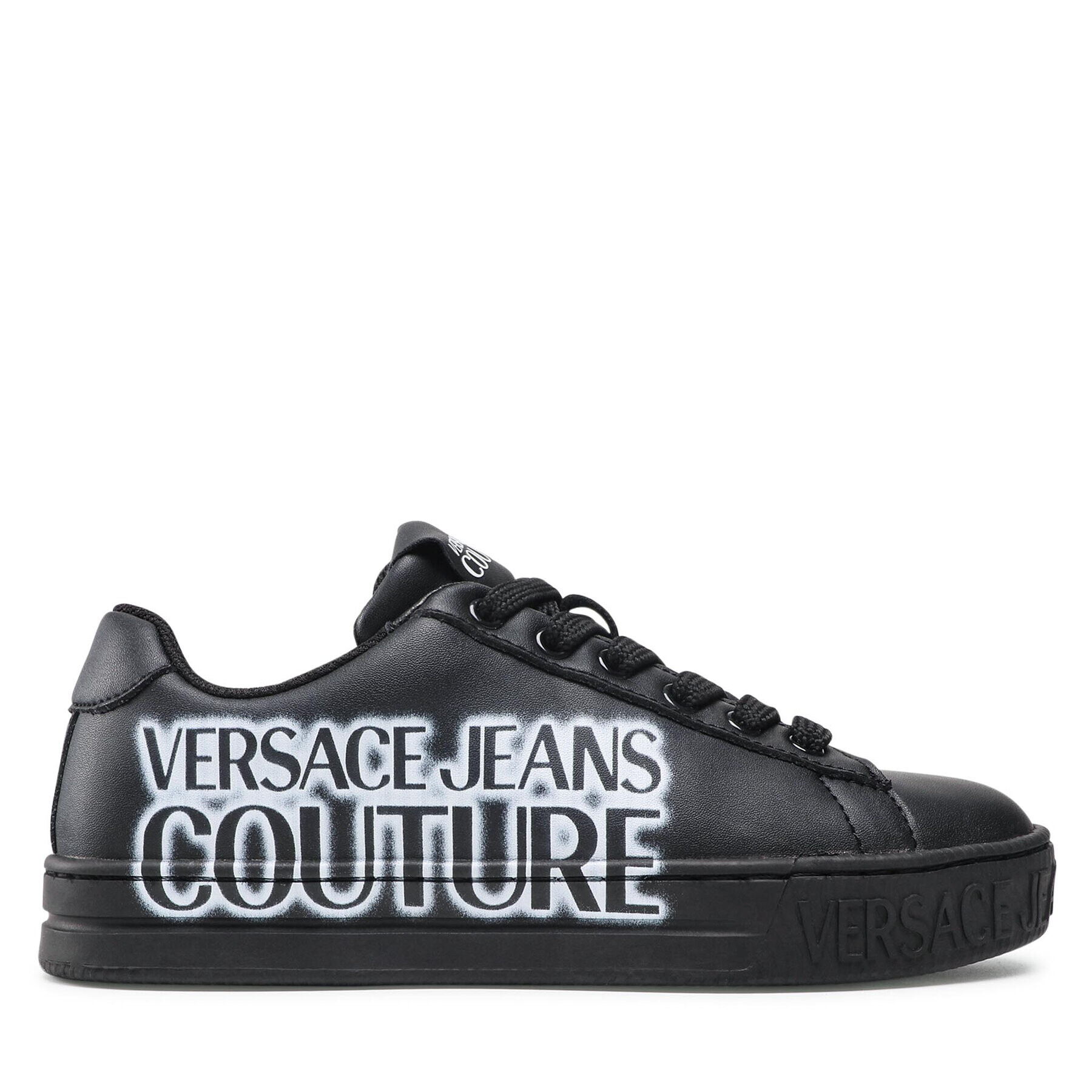 Versace Jeans Couture Сникърси 71VA3SK7 Черен - Pepit.bg