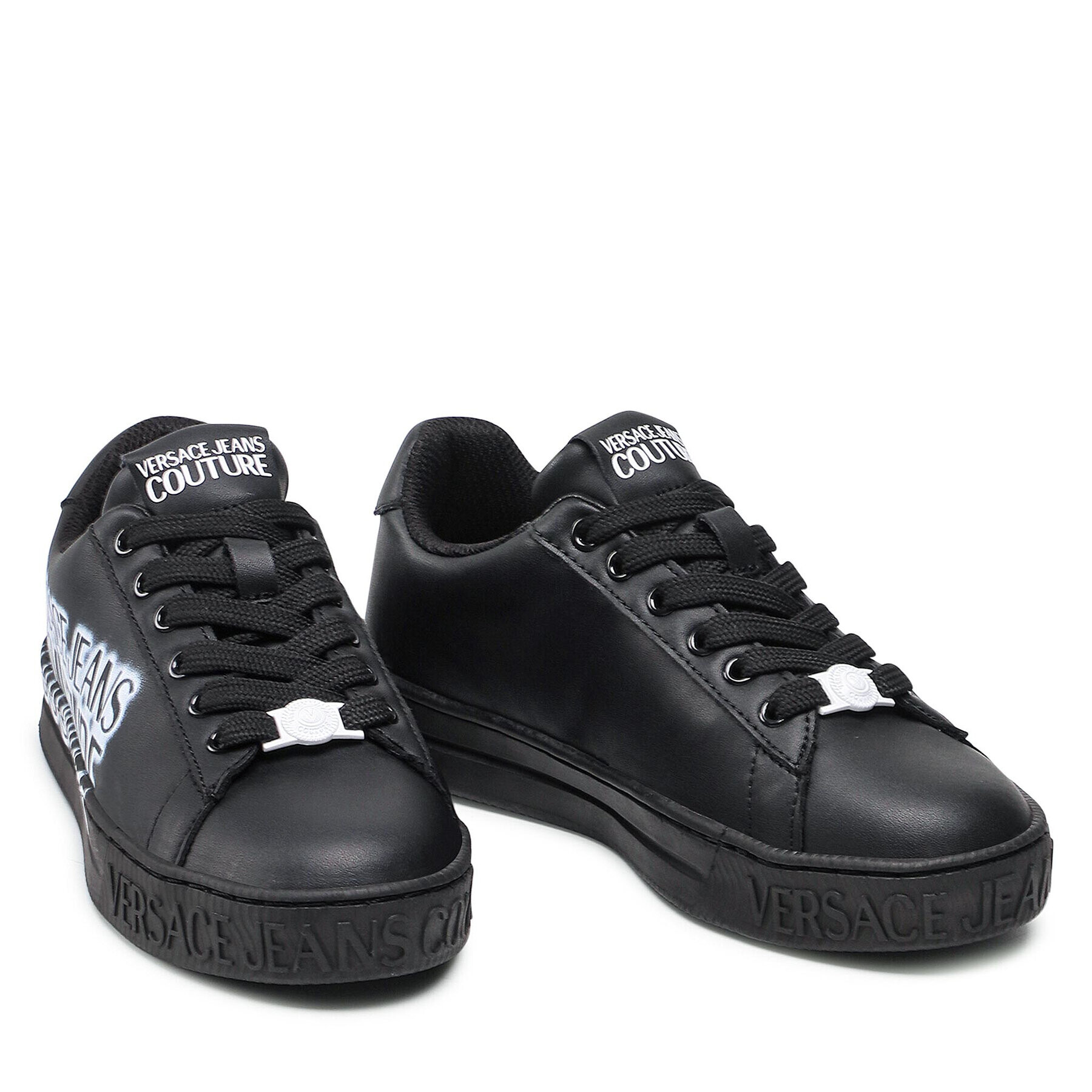 Versace Jeans Couture Сникърси 71VA3SK7 Черен - Pepit.bg