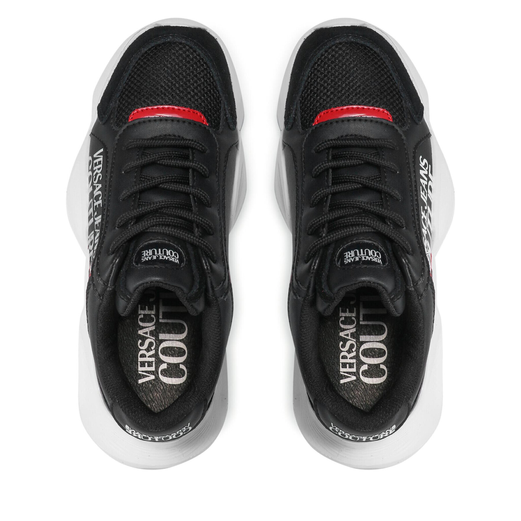 Versace Jeans Couture Сникърси 71VA3SU3 Черен - Pepit.bg