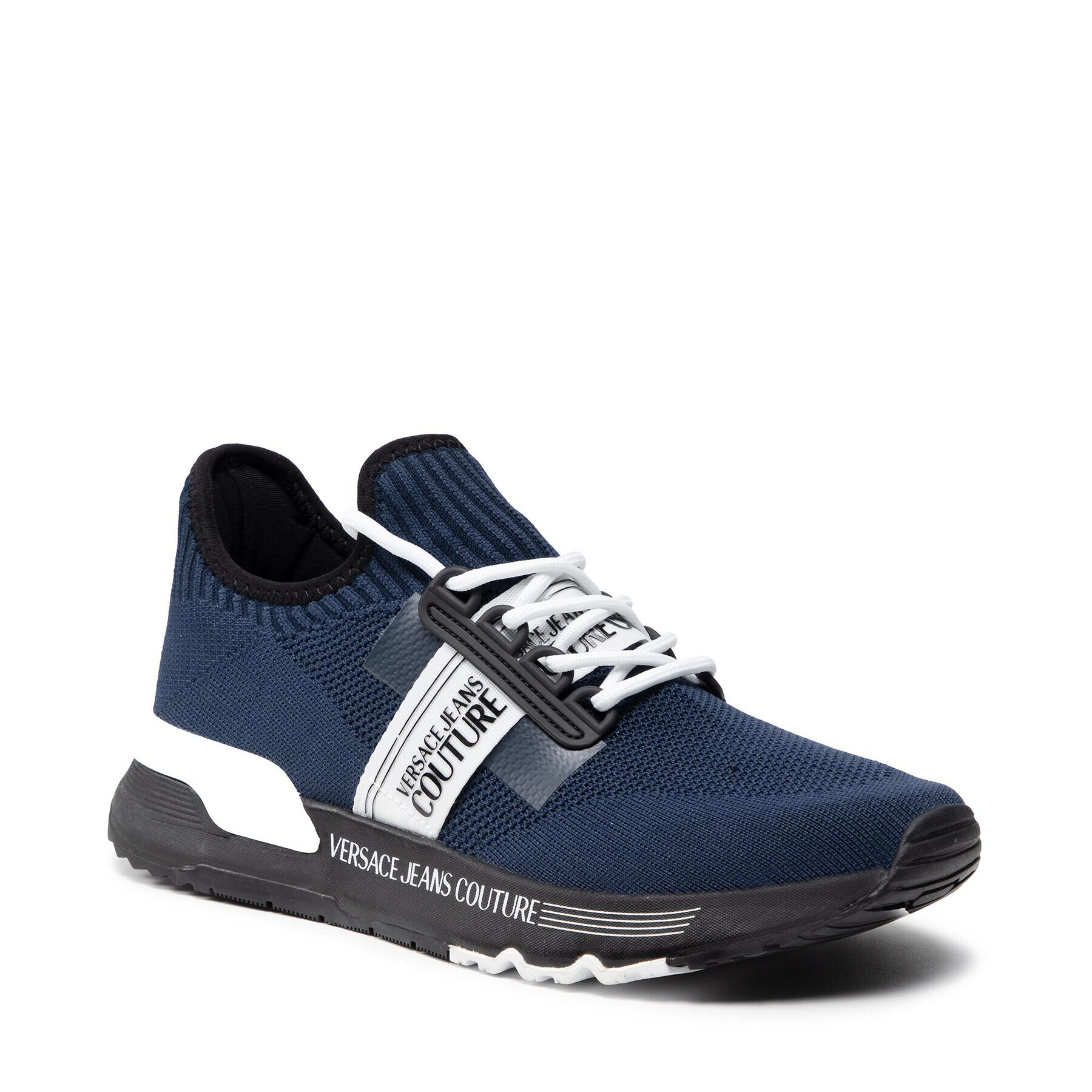 Versace Jeans Couture Сникърси 71YA3SA7 Тъмносин - Pepit.bg