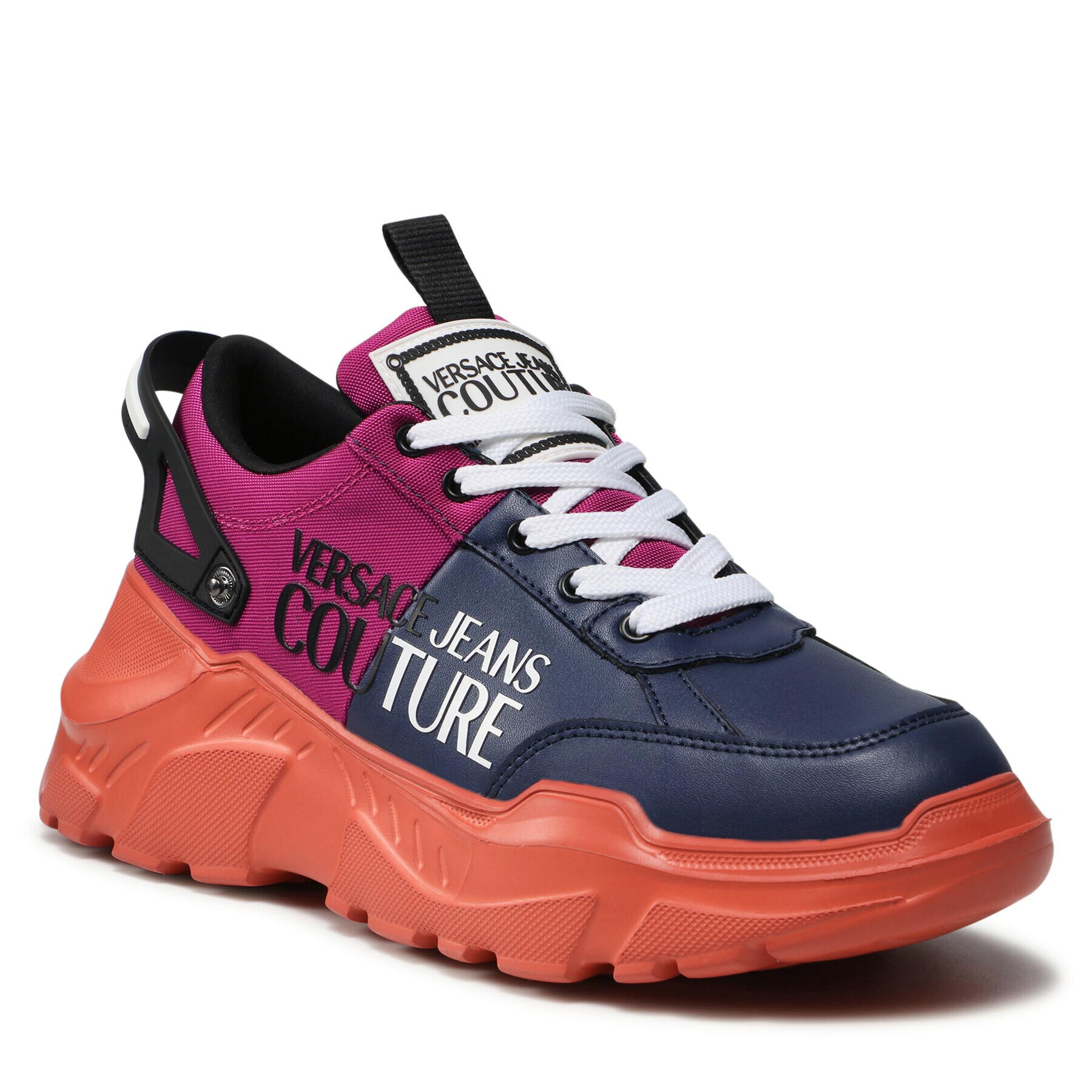 Versace Jeans Couture Сникърси 71YA3SC2 Тъмносин - Pepit.bg