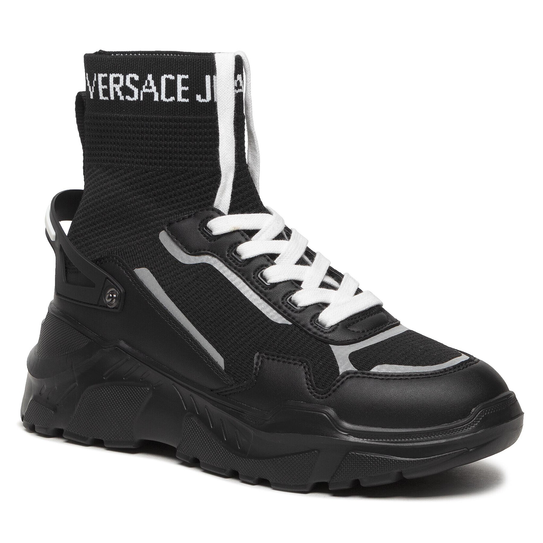 Versace Jeans Couture Сникърси 71YA3SC6 Черен - Pepit.bg