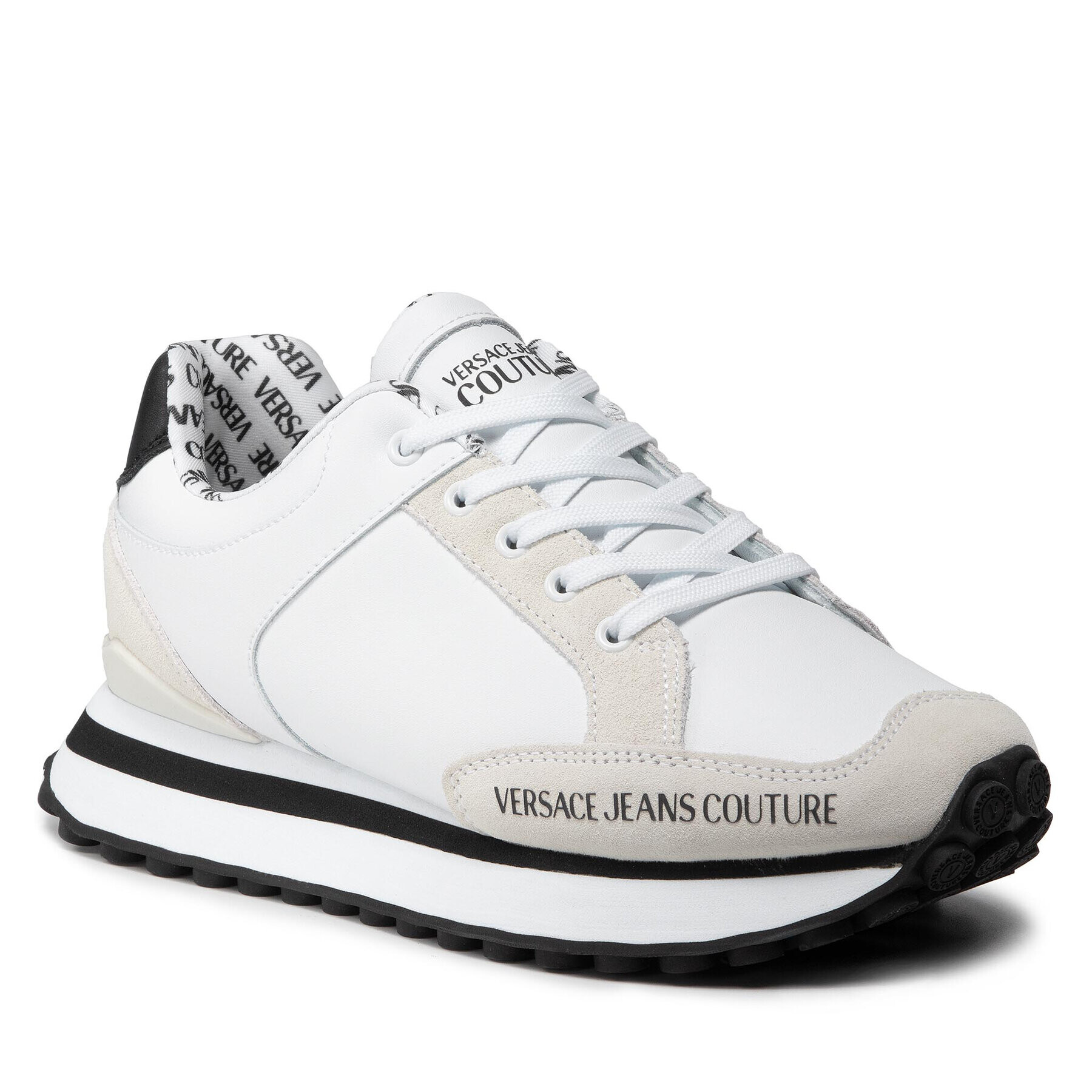 Versace Jeans Couture Сникърси 71YA3SE1 Бял - Pepit.bg