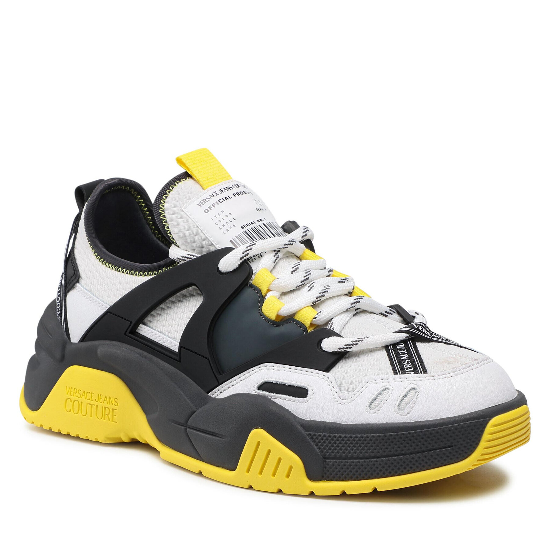Versace Jeans Couture Сникърси 71YA3SF5 Бял - Pepit.bg