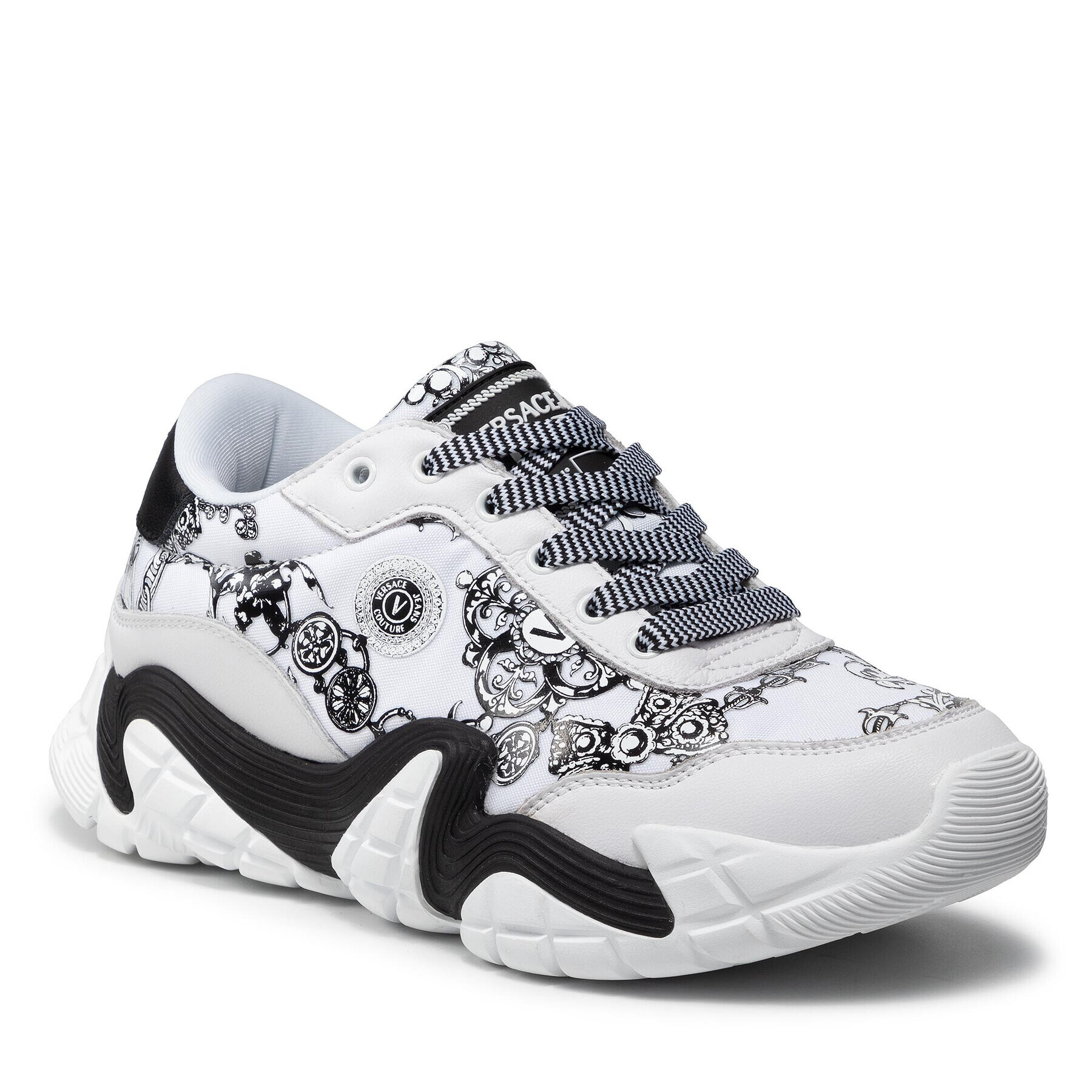 Versace Jeans Couture Сникърси 71YA3SH3 Бял - Pepit.bg