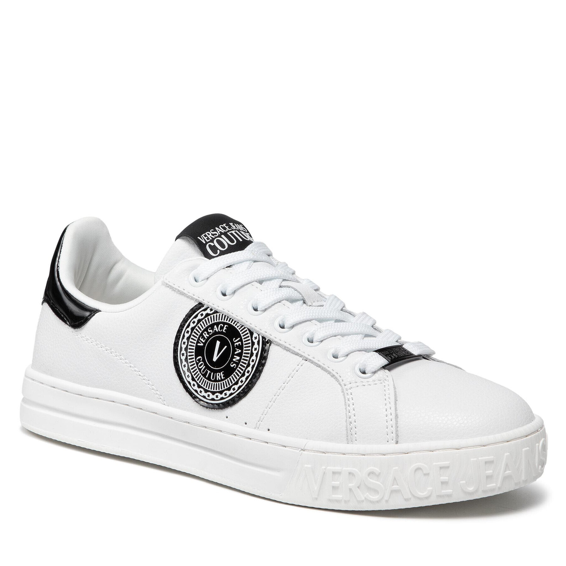 Versace Jeans Couture Сникърси 71YA3SK1 Бял - Pepit.bg