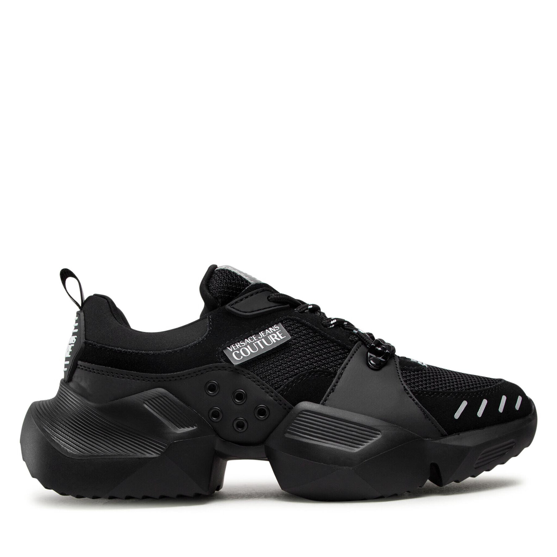 Versace Jeans Couture Сникърси 71YA3SU4 Черен - Pepit.bg