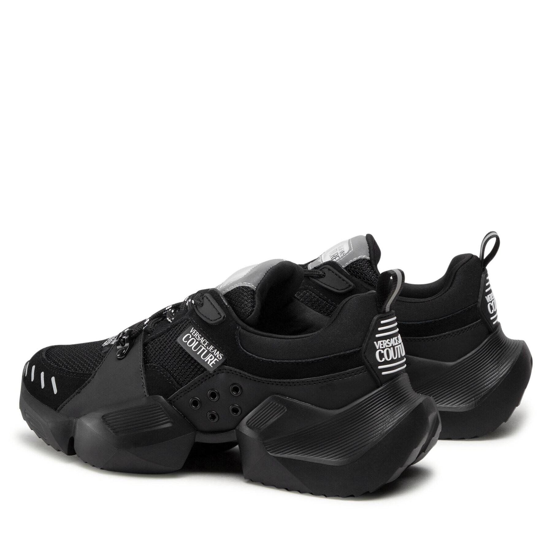 Versace Jeans Couture Сникърси 71YA3SU4 Черен - Pepit.bg