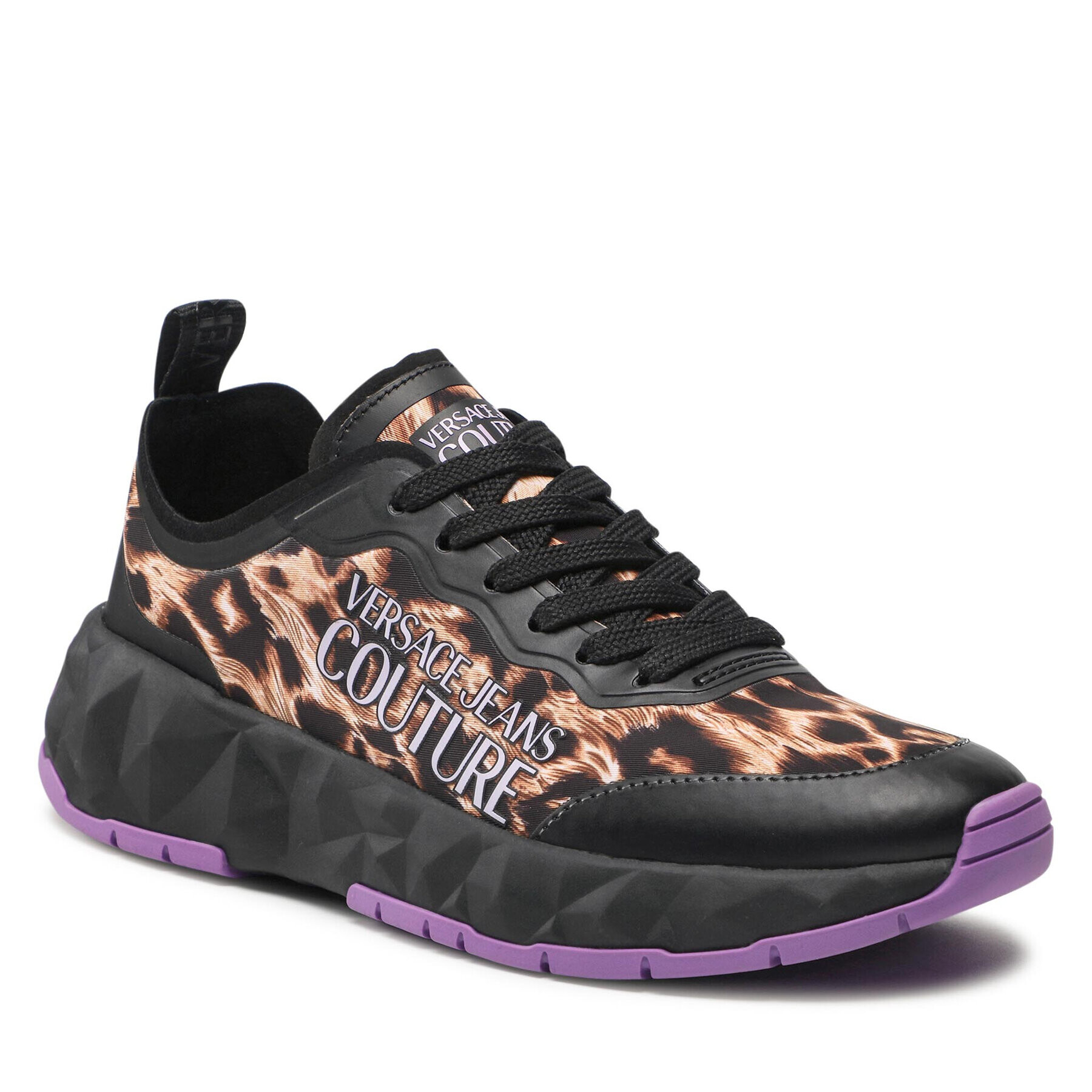 Versace Jeans Couture Сникърси 72VA3SB1 Черен - Pepit.bg