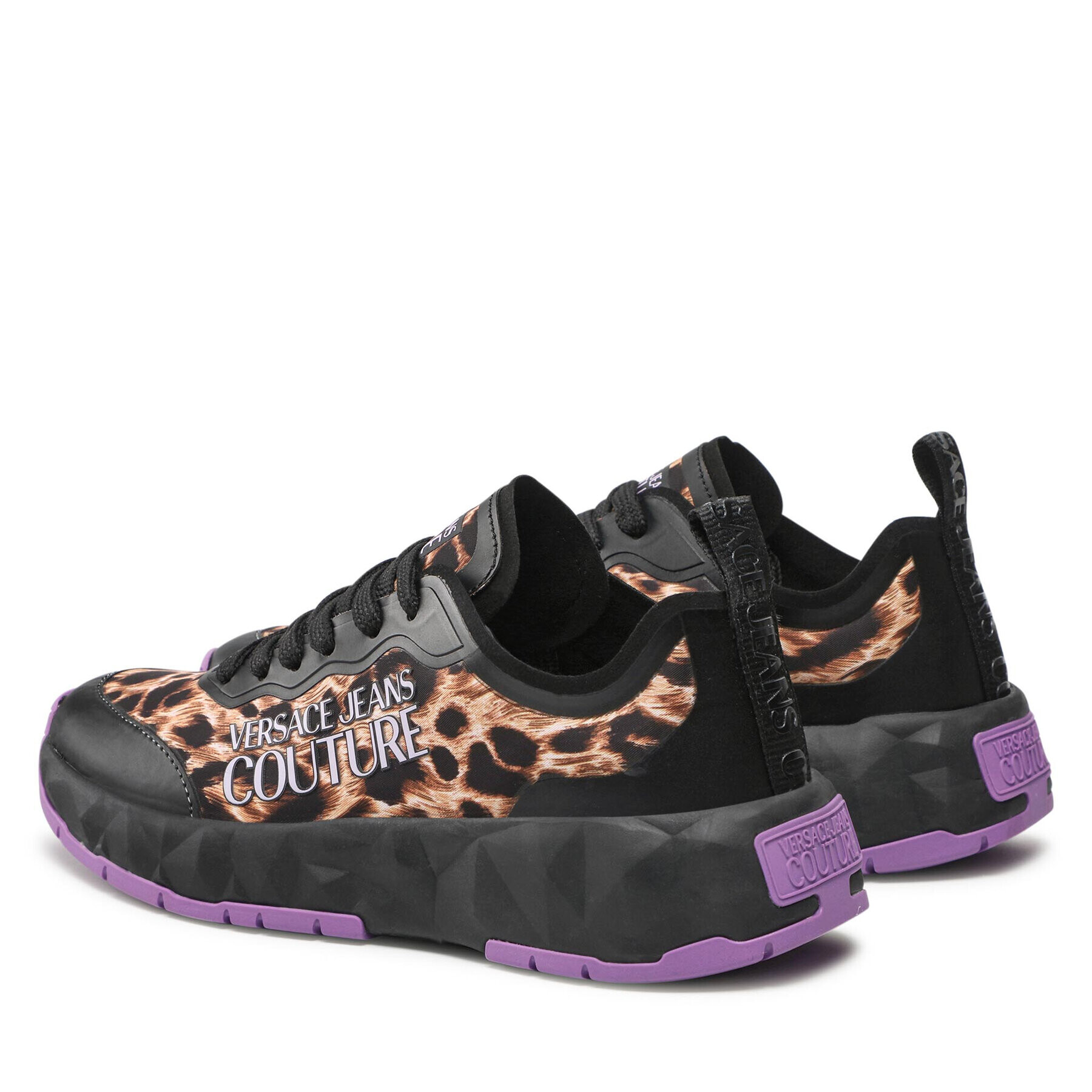 Versace Jeans Couture Сникърси 72VA3SB1 Черен - Pepit.bg