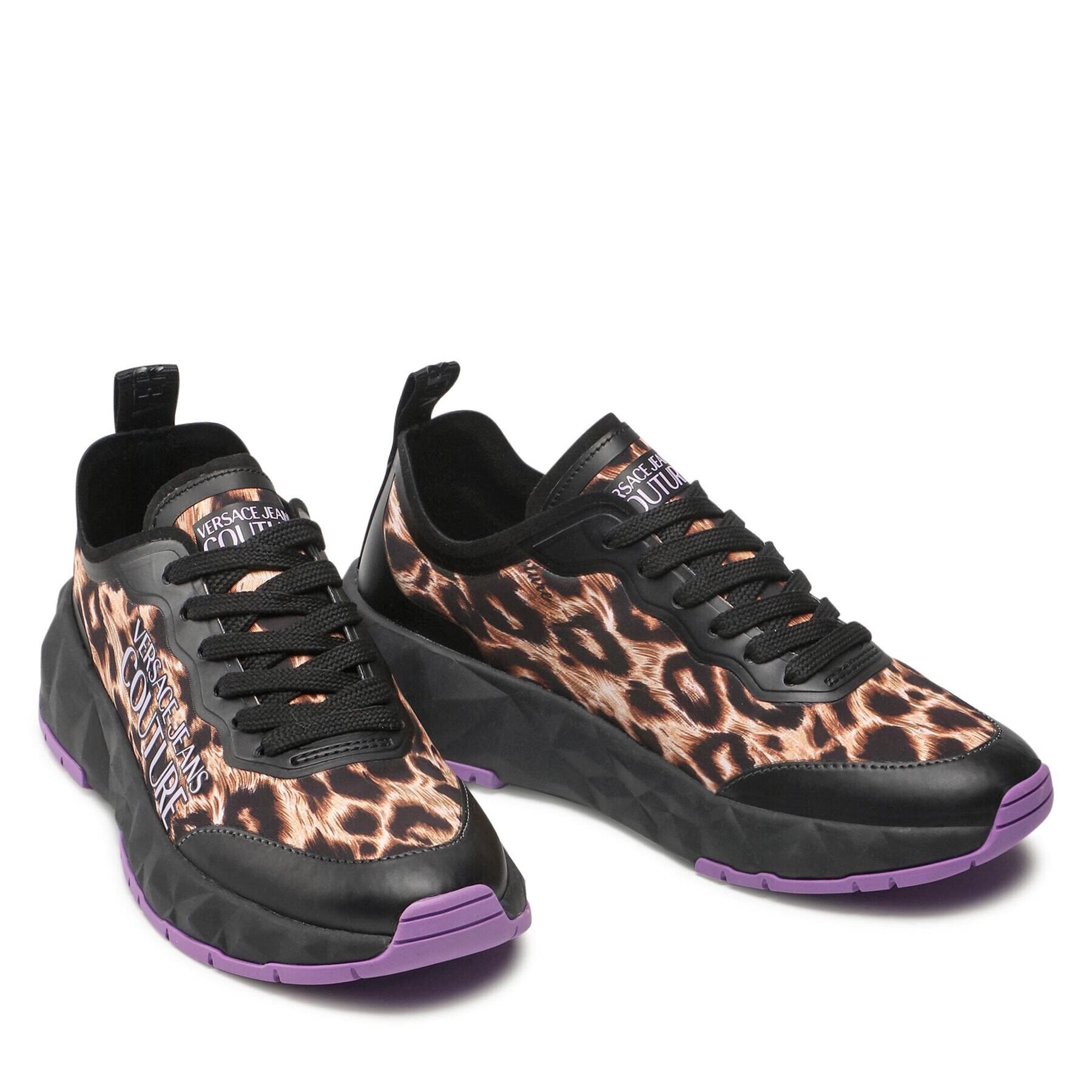 Versace Jeans Couture Сникърси 72VA3SB1 Черен - Pepit.bg