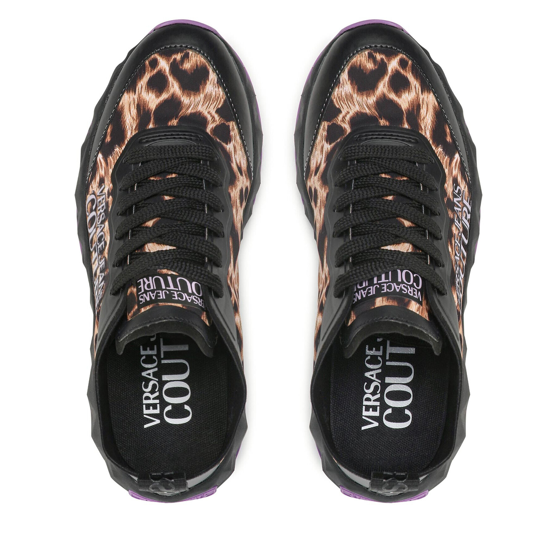 Versace Jeans Couture Сникърси 72VA3SB1 Черен - Pepit.bg