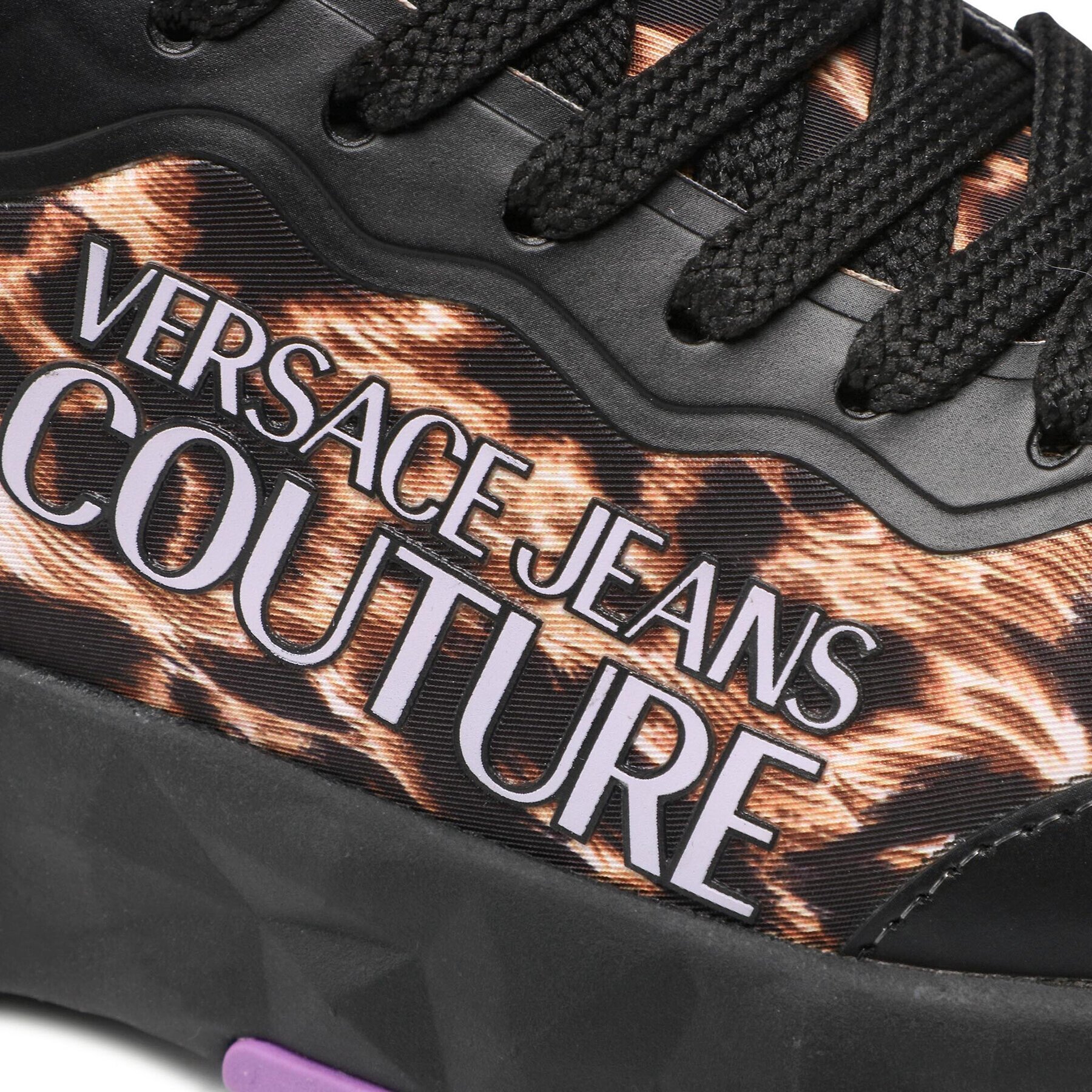 Versace Jeans Couture Сникърси 72VA3SB1 Черен - Pepit.bg