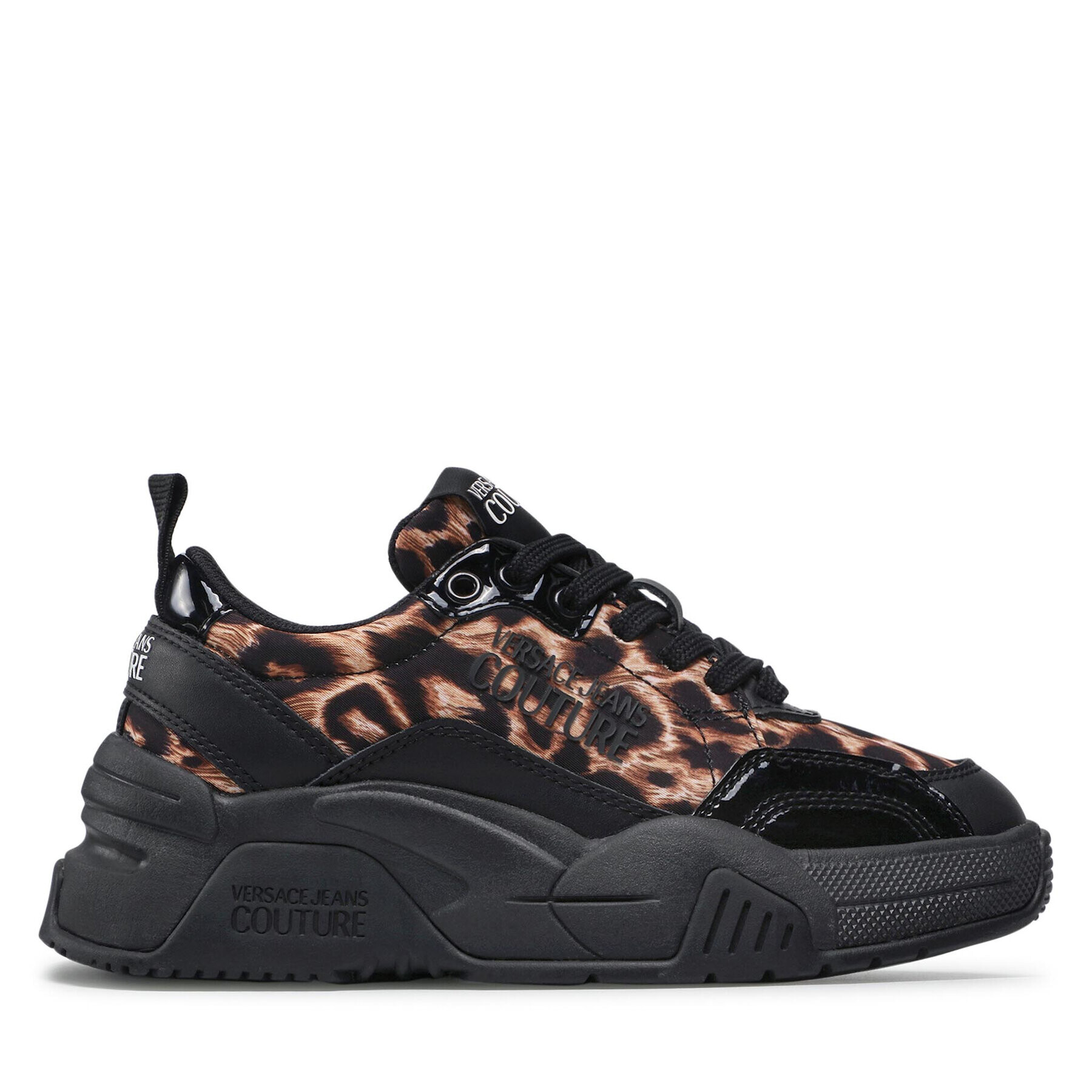 Versace Jeans Couture Сникърси 72VA3SF4 Черен - Pepit.bg