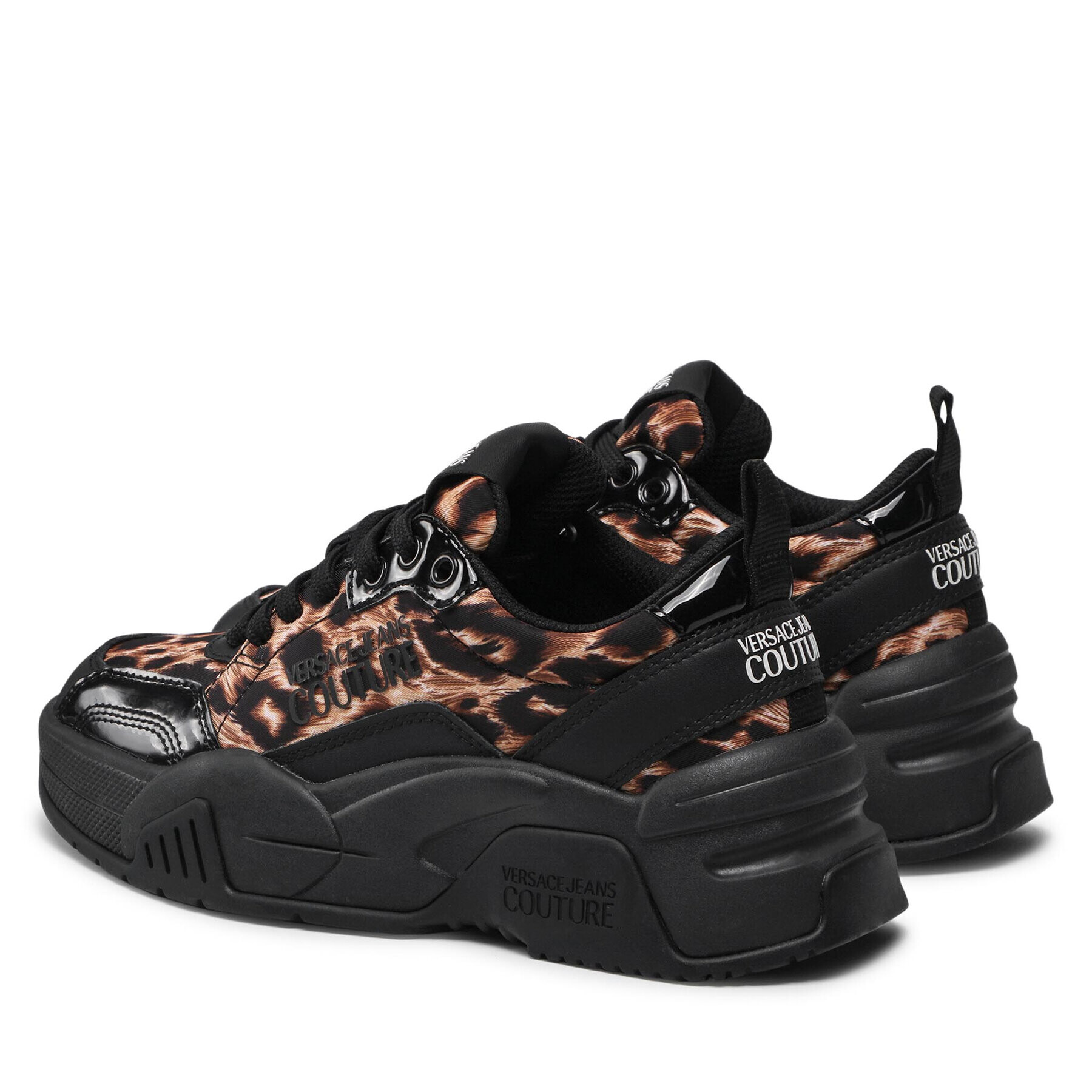 Versace Jeans Couture Сникърси 72VA3SF4 Черен - Pepit.bg