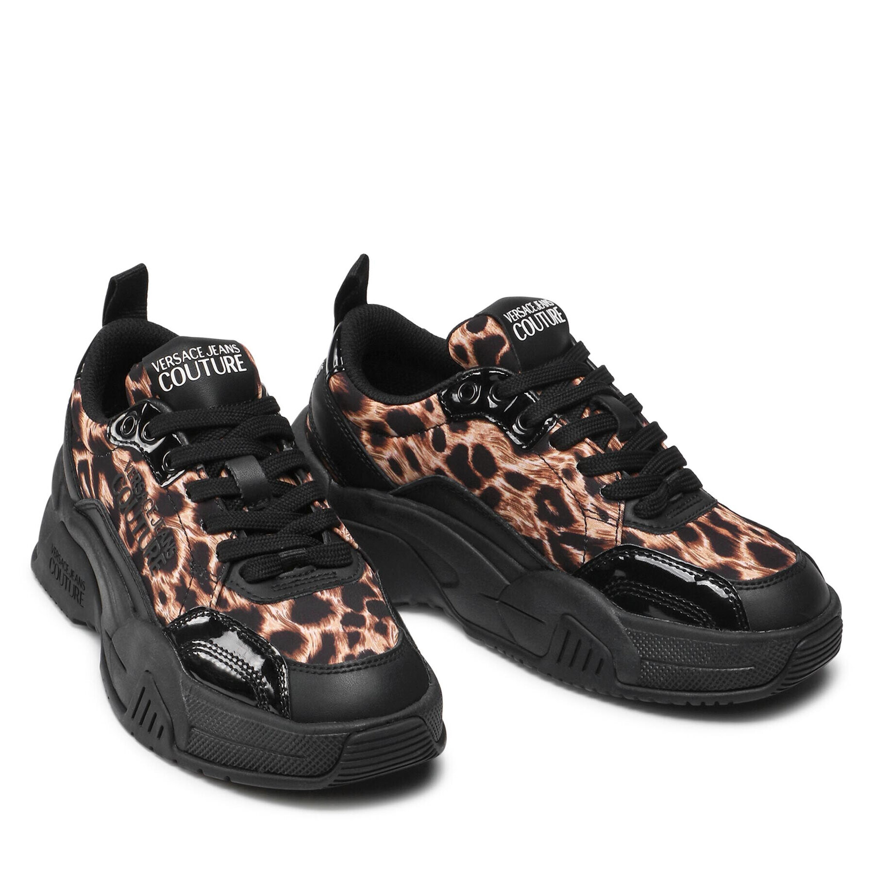Versace Jeans Couture Сникърси 72VA3SF4 Черен - Pepit.bg