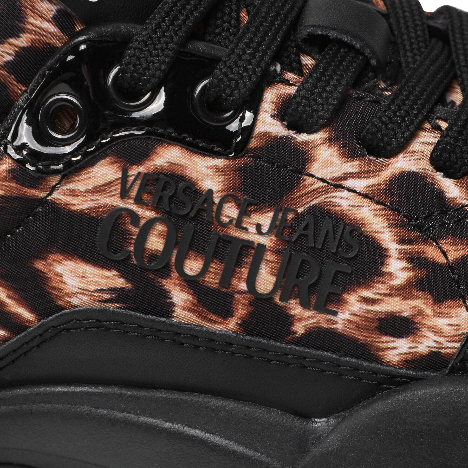 Versace Jeans Couture Сникърси 72VA3SF4 Черен - Pepit.bg
