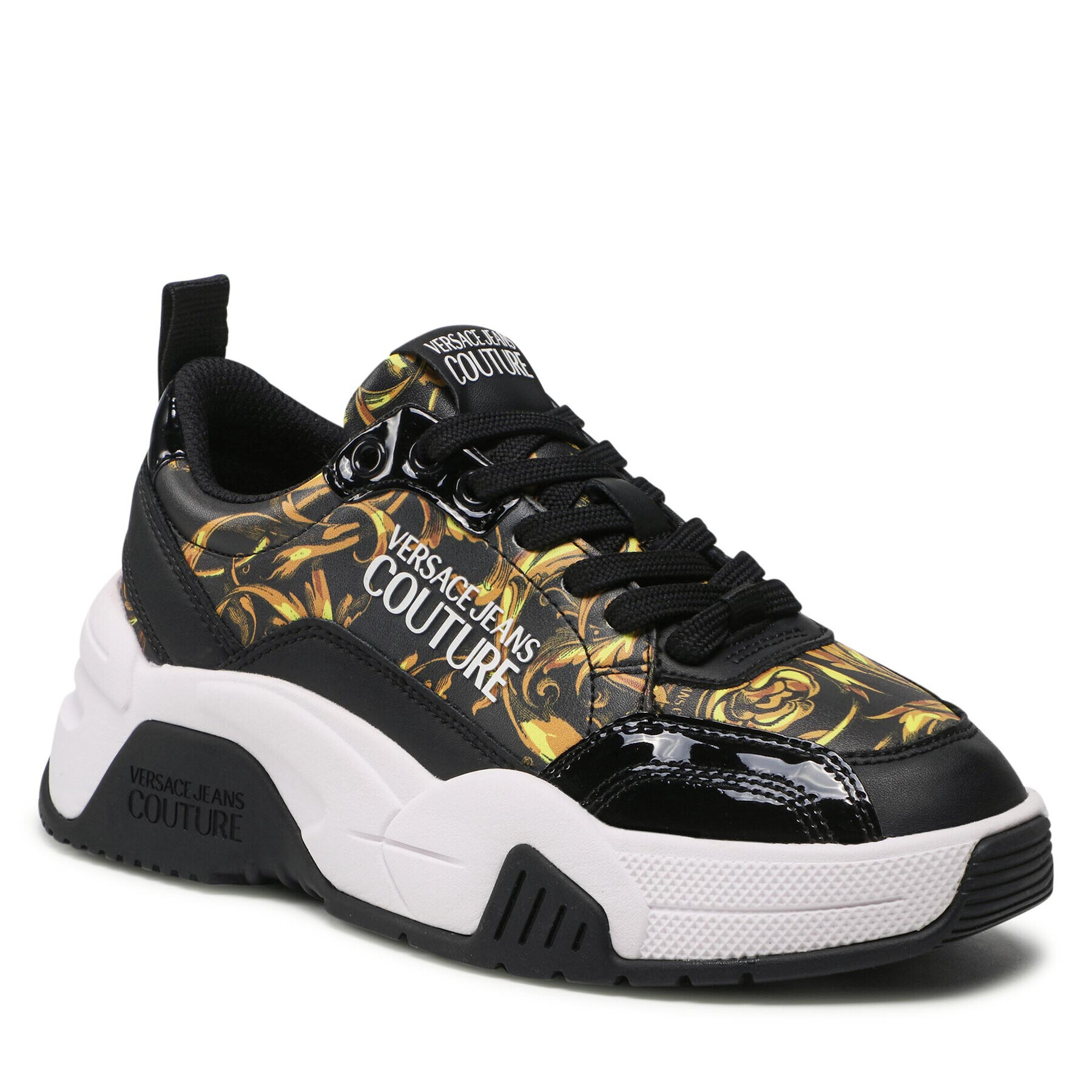 Versace Jeans Couture Сникърси 72VA3SF4 ZP091 Черен - Pepit.bg