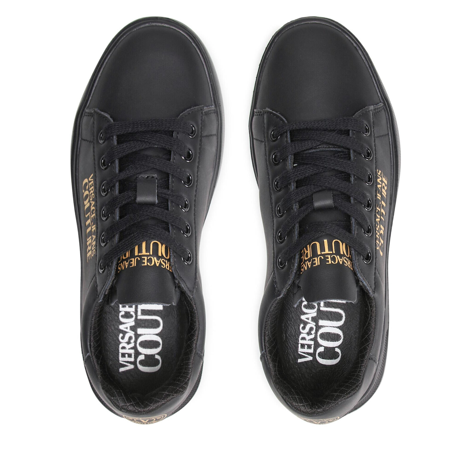 Versace Jeans Couture Сникърси 72VA3SG7 Черен - Pepit.bg