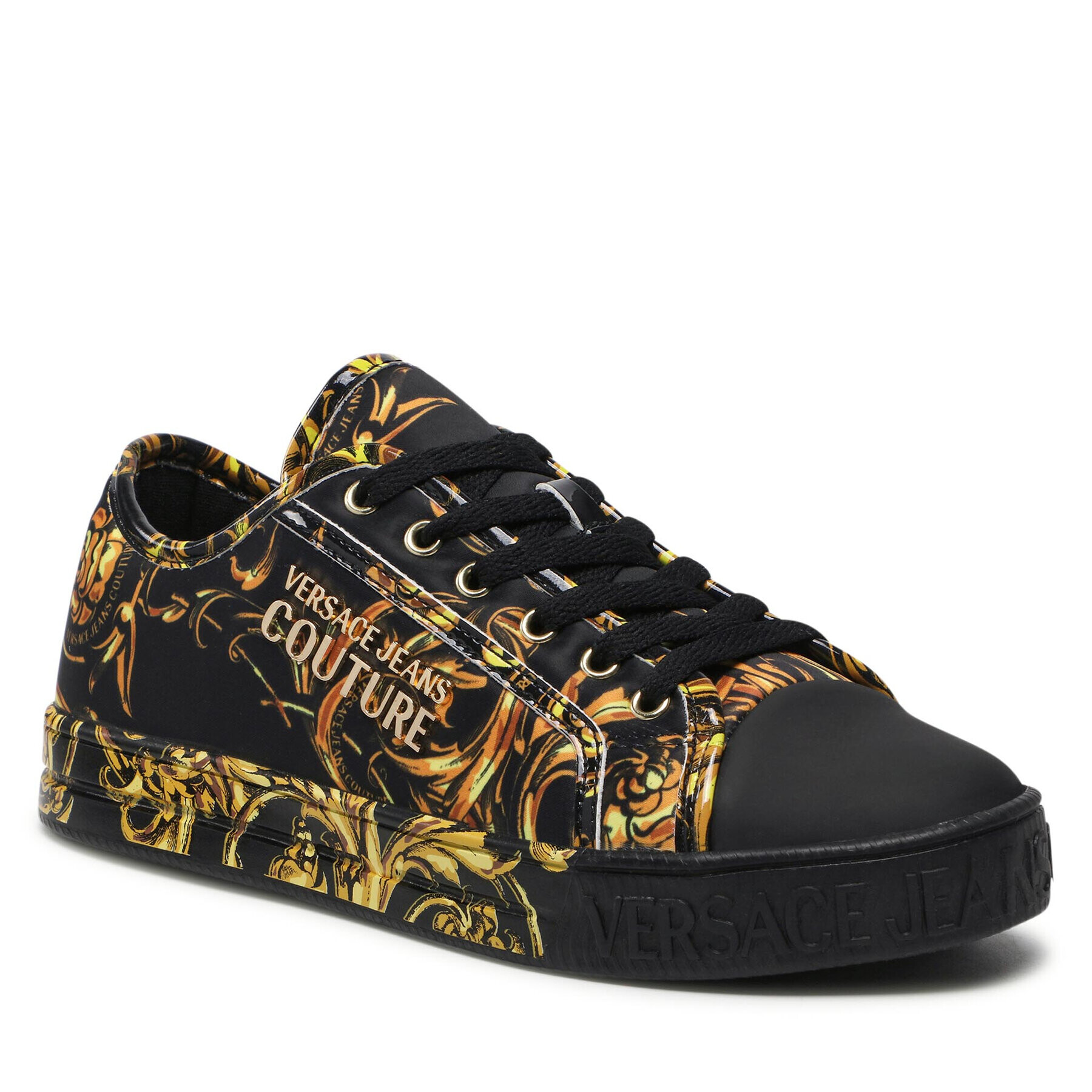 Versace Jeans Couture Сникърси 72VA3SK2 Черен - Pepit.bg