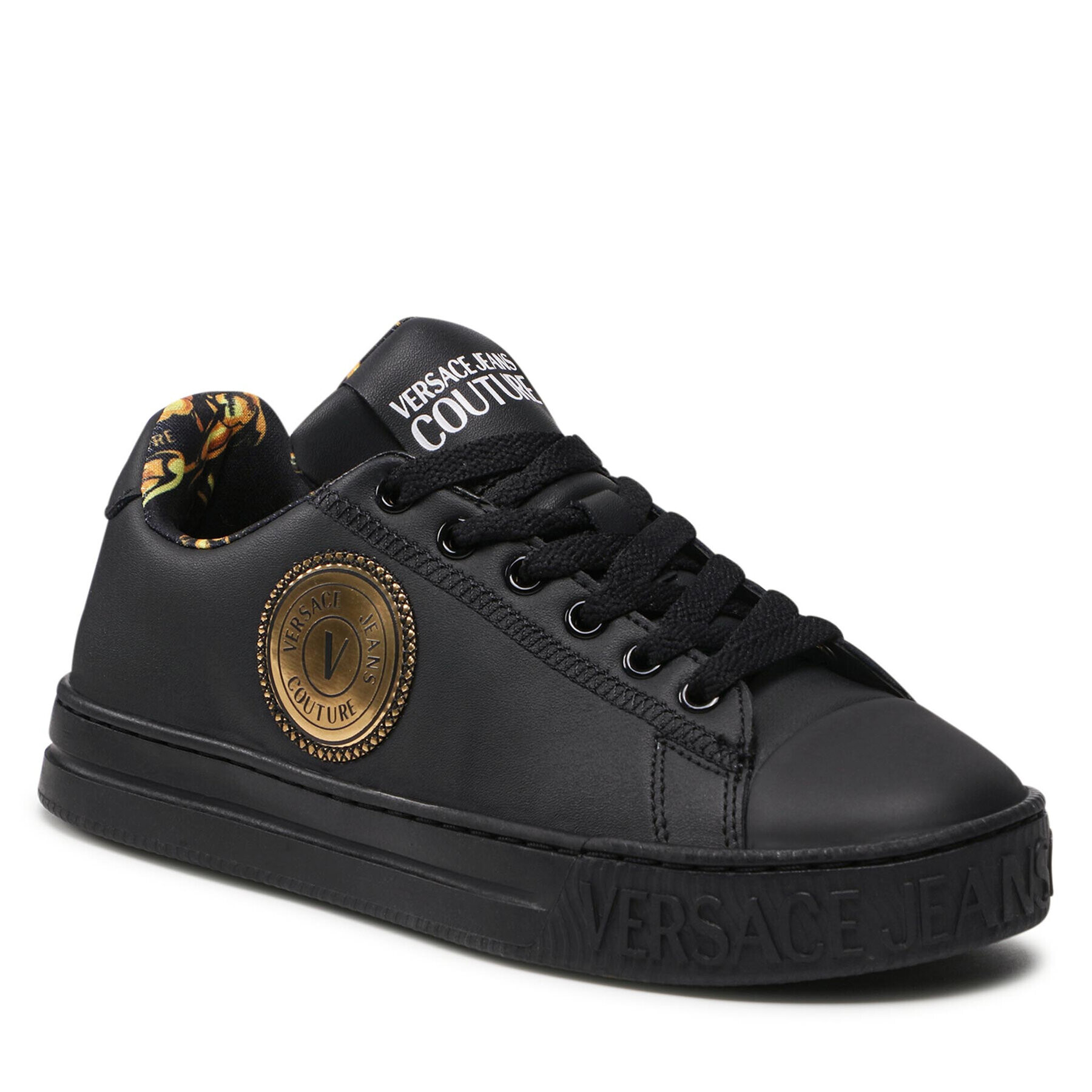 Versace Jeans Couture Сникърси 72VA3SK8 Черен - Pepit.bg