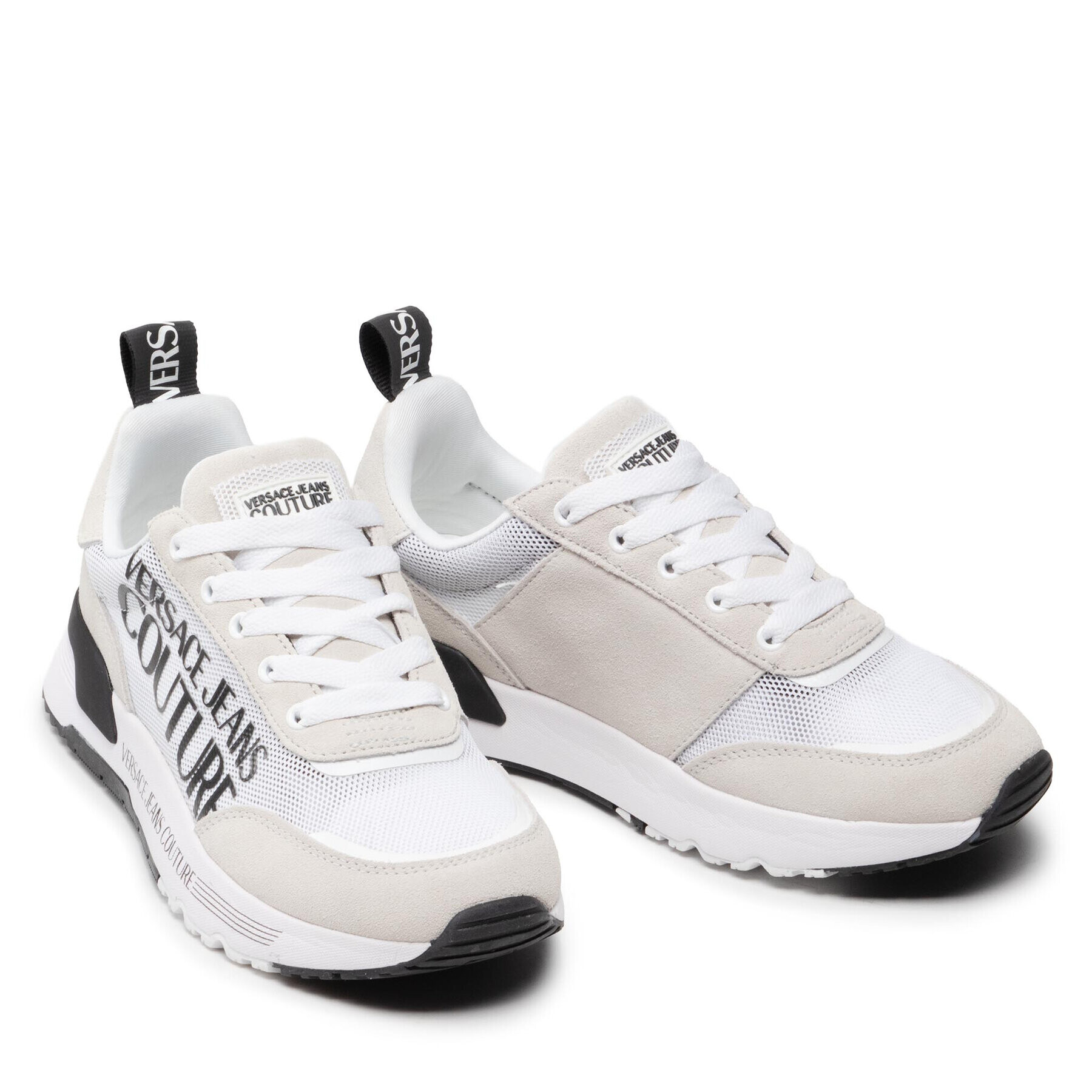 Versace Jeans Couture Сникърси 72YA3SA5 Бял - Pepit.bg