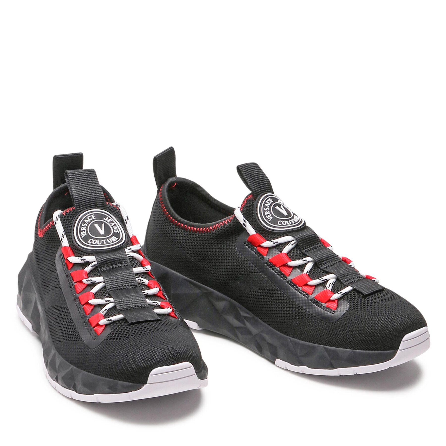 Versace Jeans Couture Сникърси 72YA3SB1 Черен - Pepit.bg