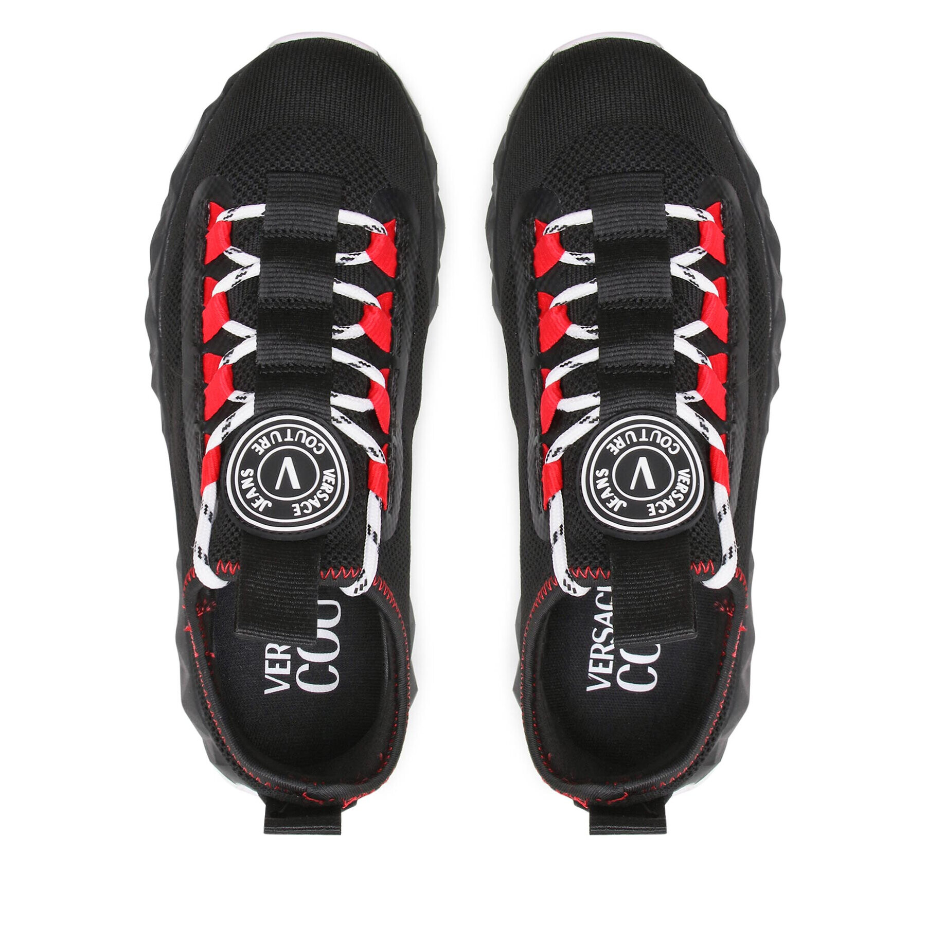 Versace Jeans Couture Сникърси 72YA3SB1 Черен - Pepit.bg