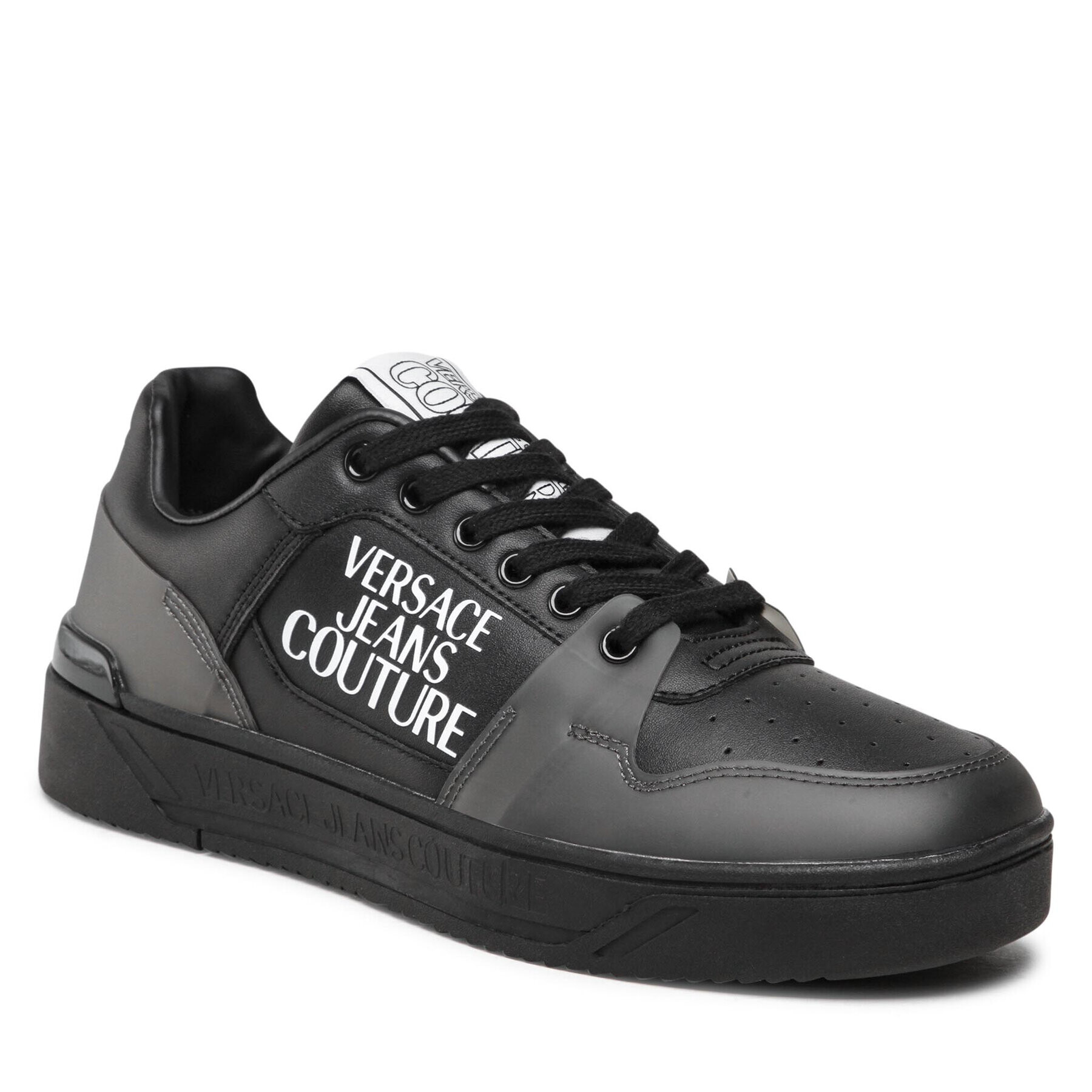 Versace Jeans Couture Сникърси 72YA3SJ1 Черен - Pepit.bg