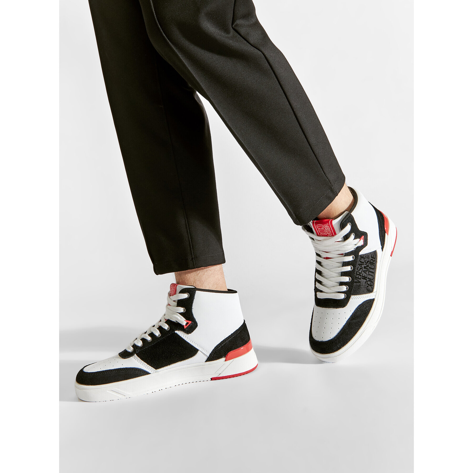 Versace Jeans Couture Сникърси 72YA3SJ2 Бял - Pepit.bg