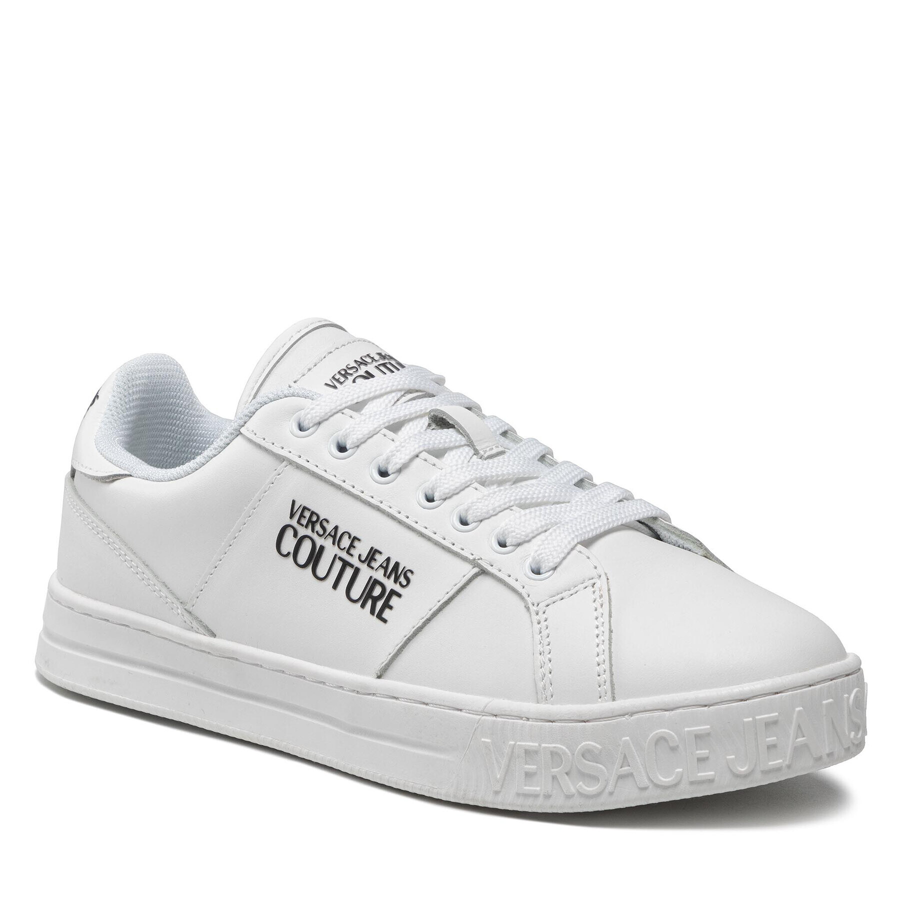 Versace Jeans Couture Сникърси 72YA3SKE Бял - Pepit.bg