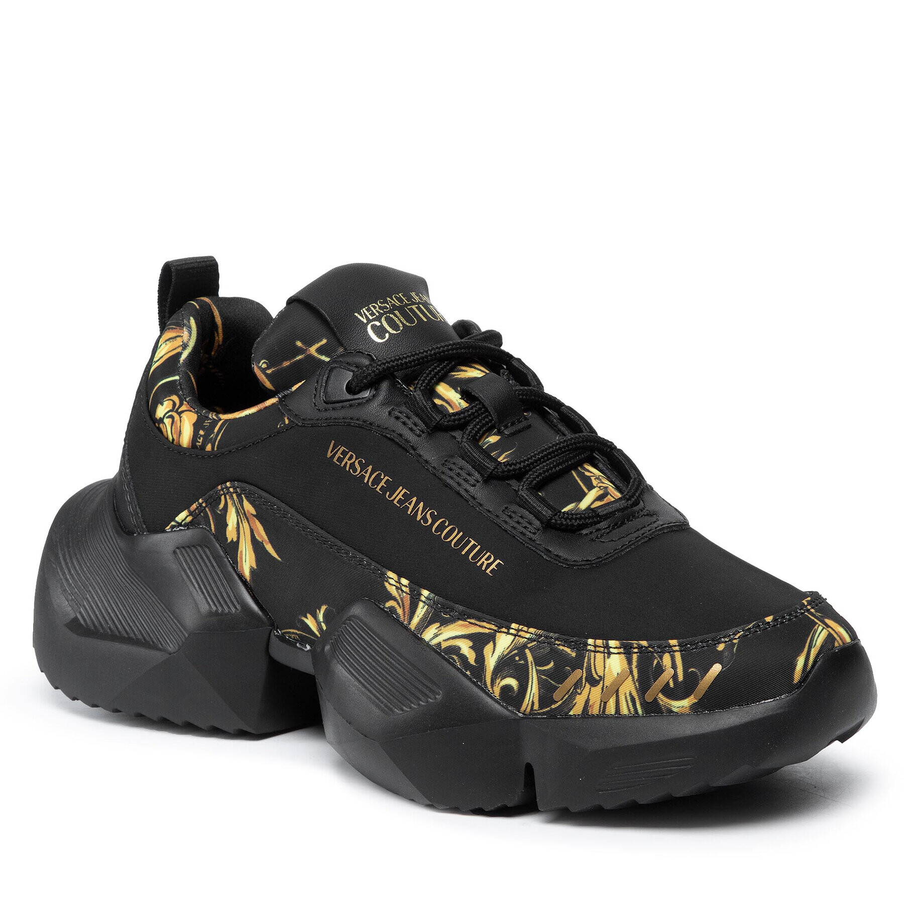 Versace Jeans Couture Сникърси 72YA3SU5 Черен - Pepit.bg